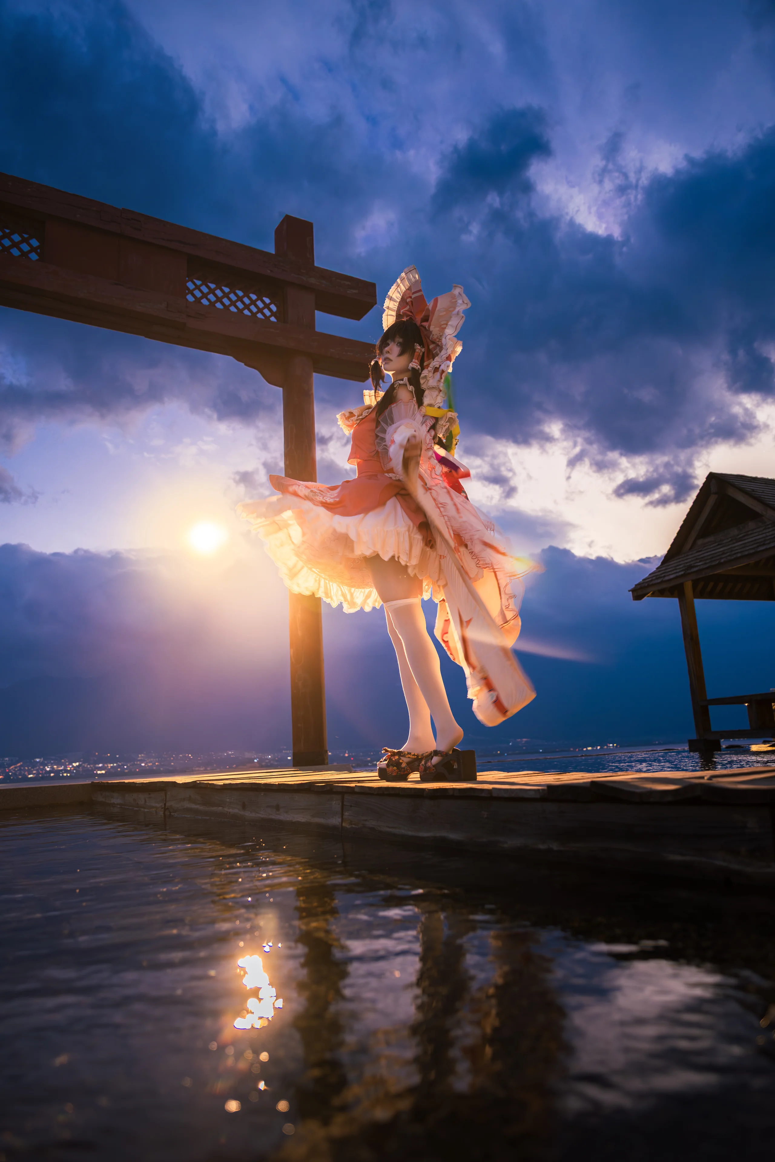 【東方project cos】暮色逆光中的水邊定格 - 第 1 張