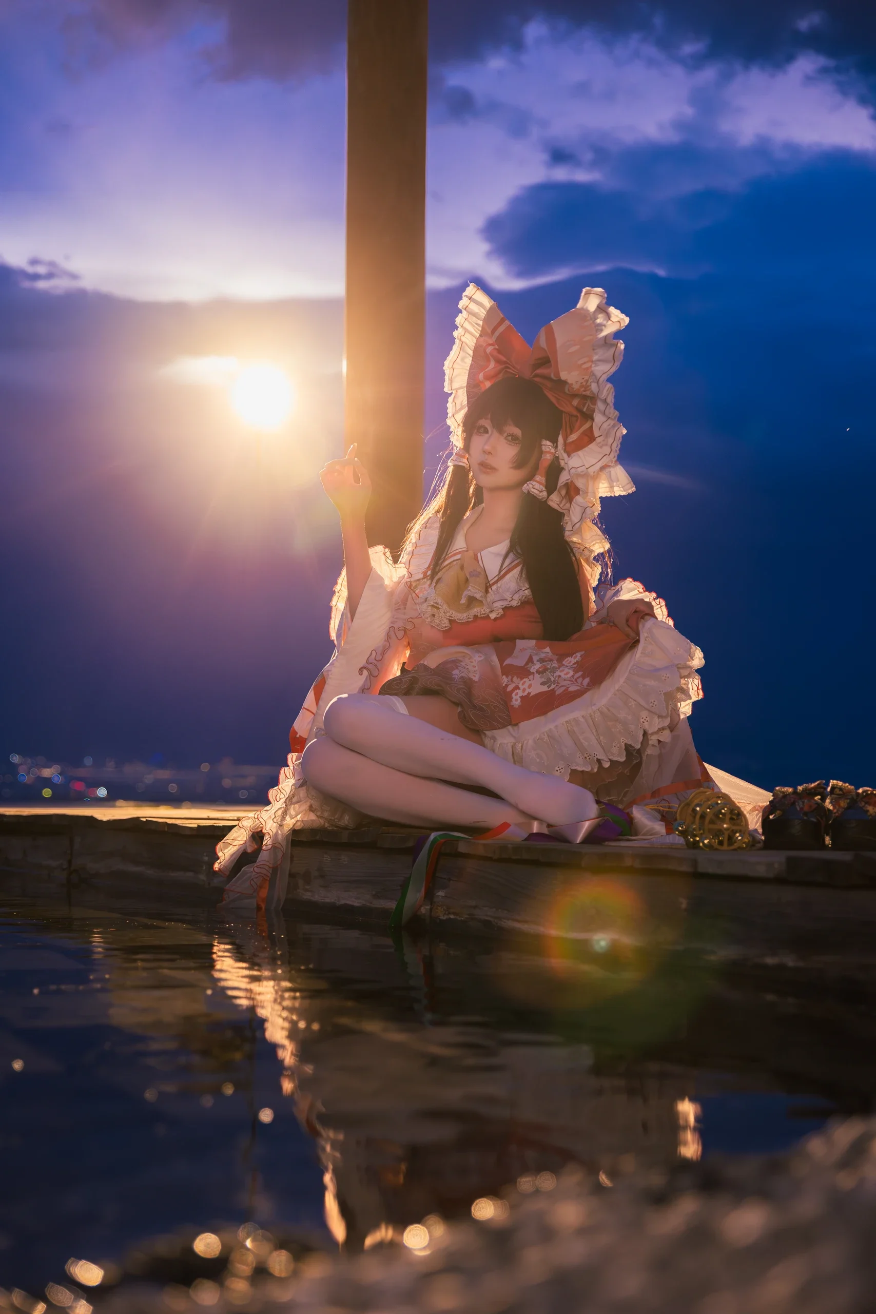 【東方project cos】暮色逆光中的水邊定格 - 第 3 張