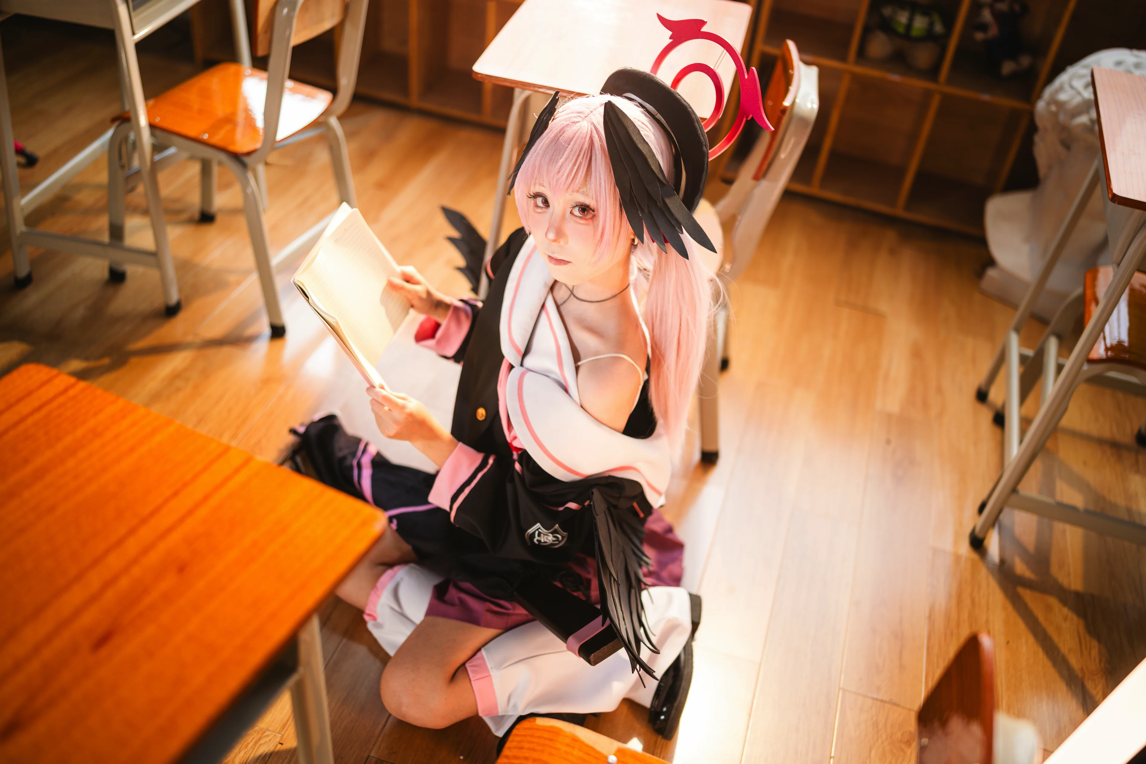 【小春cos】碧蓝档案教室里的禁止牌与日常 - 第 5 张