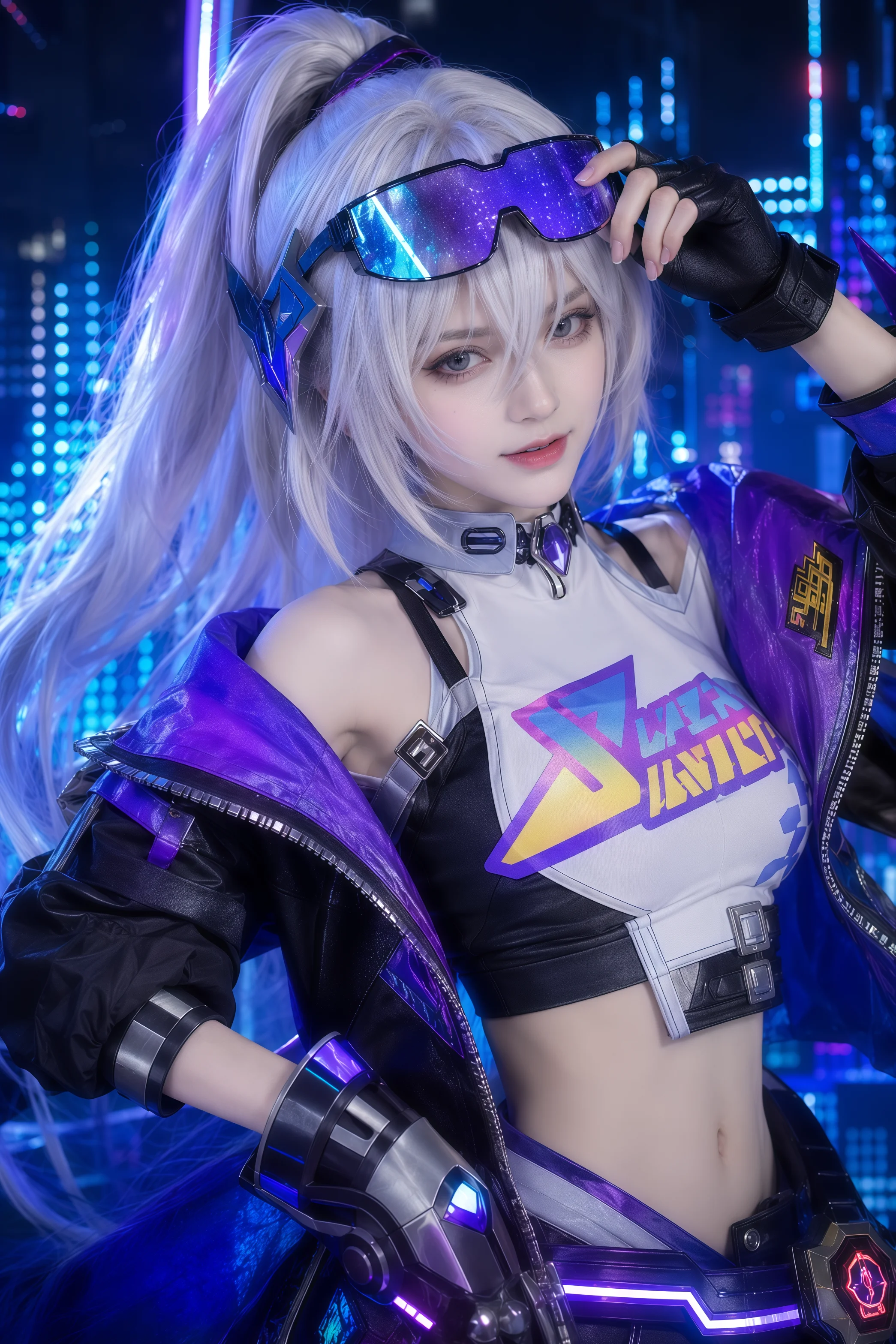 【银狼cos】崩坏星穹铁道里的赛博黑客，装备还原度拉满 - 第 1 张