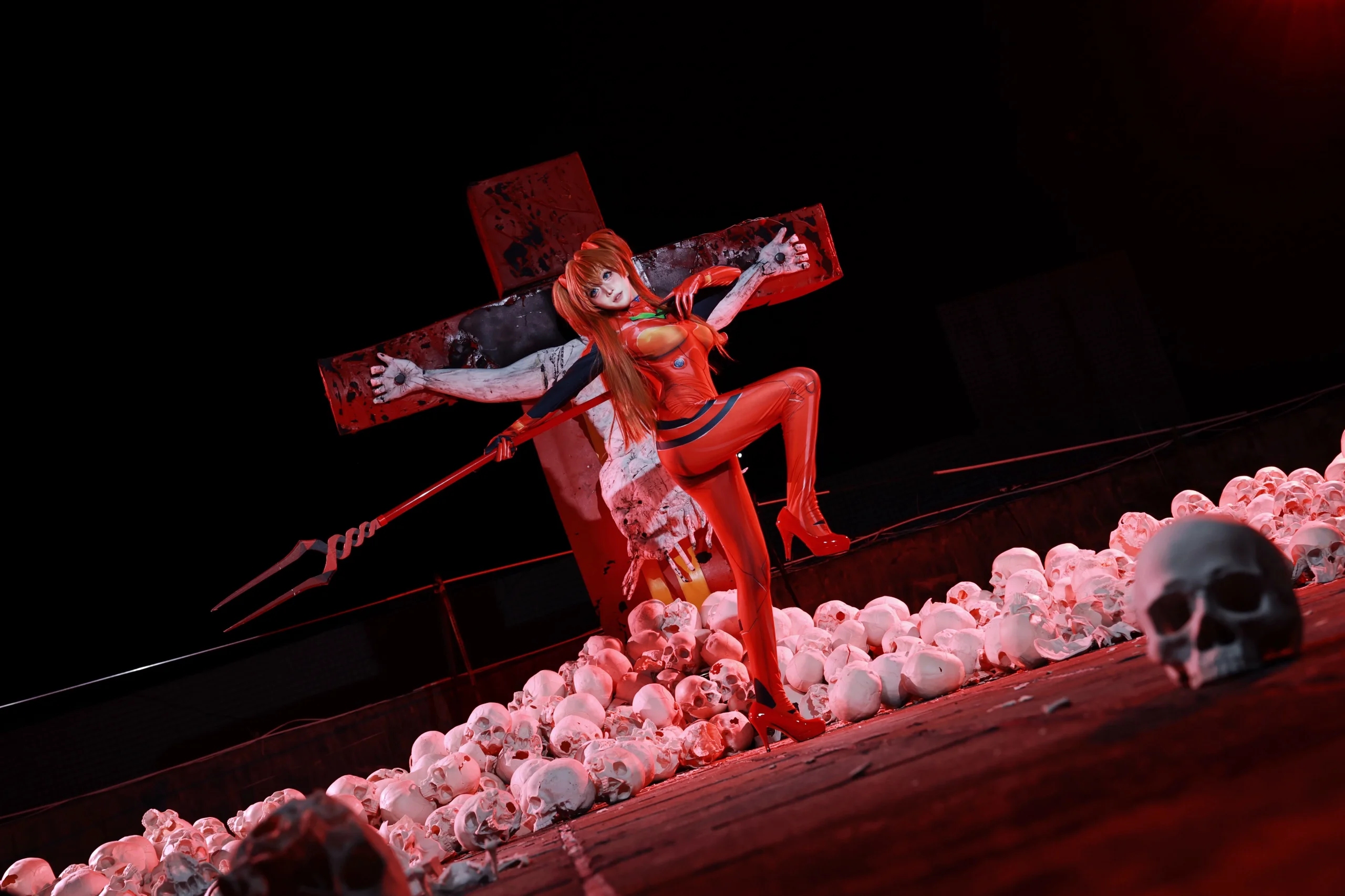 [Asuka Cosplay] Neon Genesis Evangelion Asuka Cosplay: Obsession and Resolve Under the Red Combat Suit