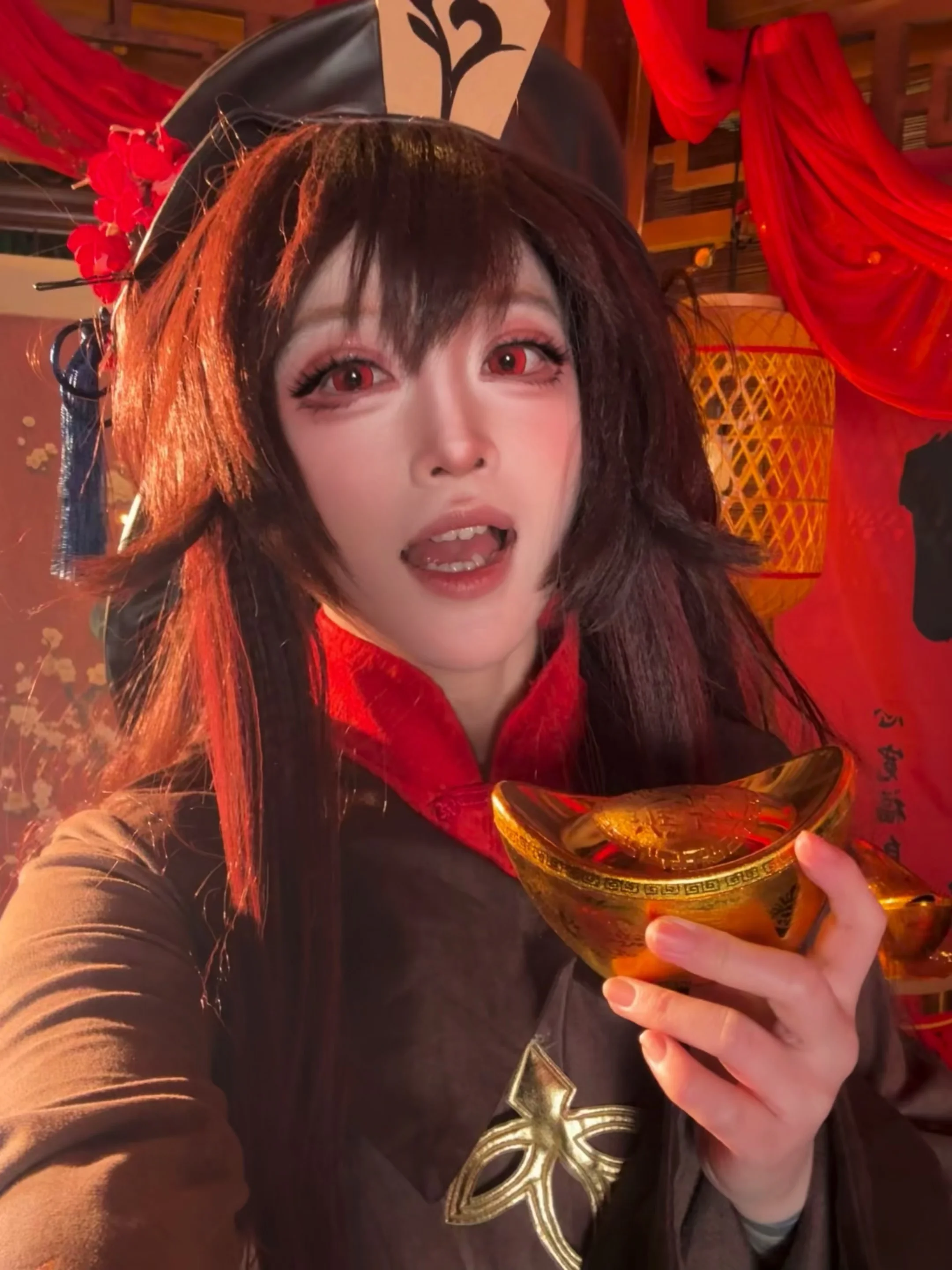 【胡桃cos】原神海灯节，小年喜乐常相随 - 第 1 张