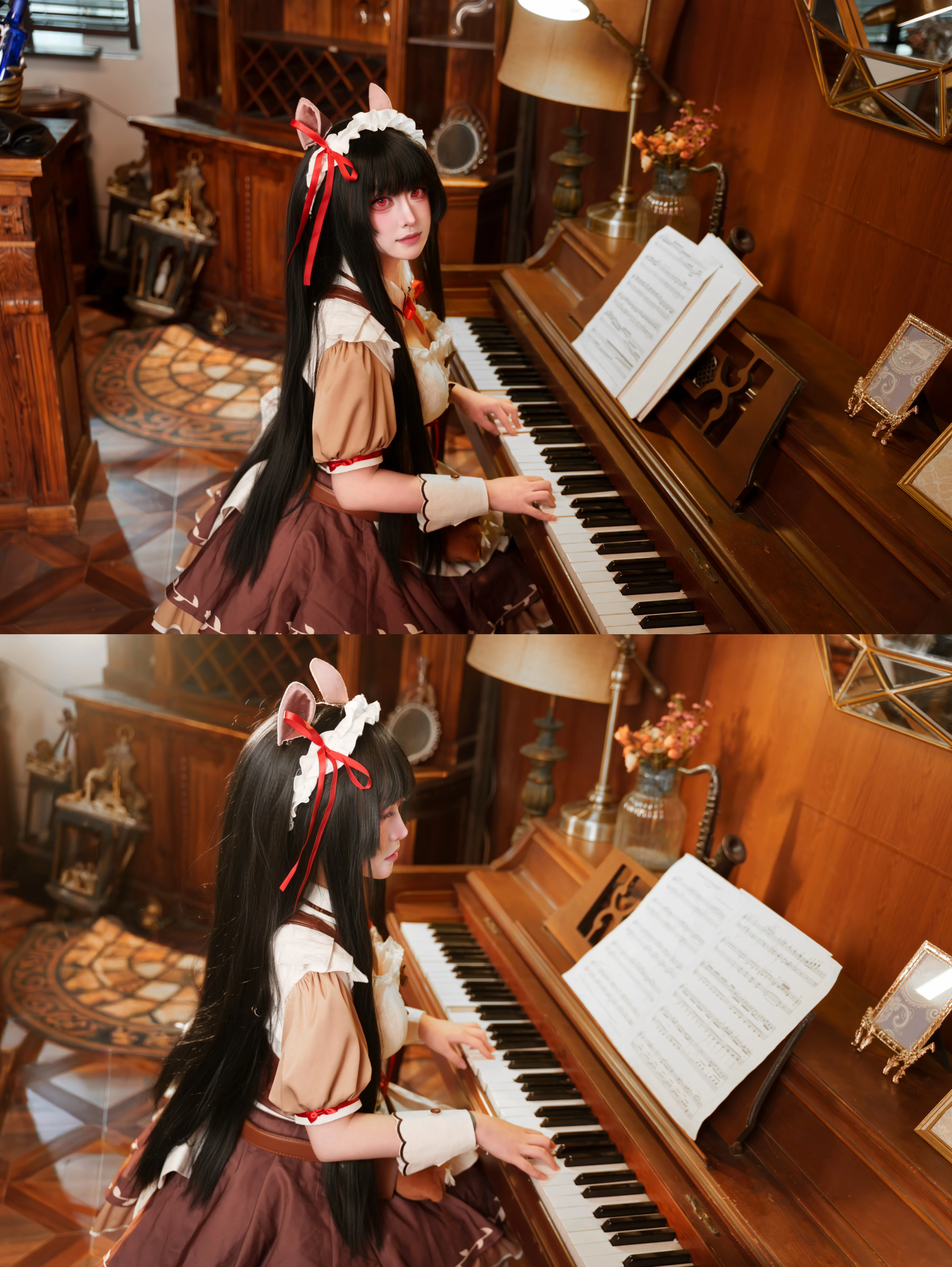 【千咲 コスプレ】『鳴潮』クラシカルな洋館で過ごす午後のカフェタイム - 1 枚目