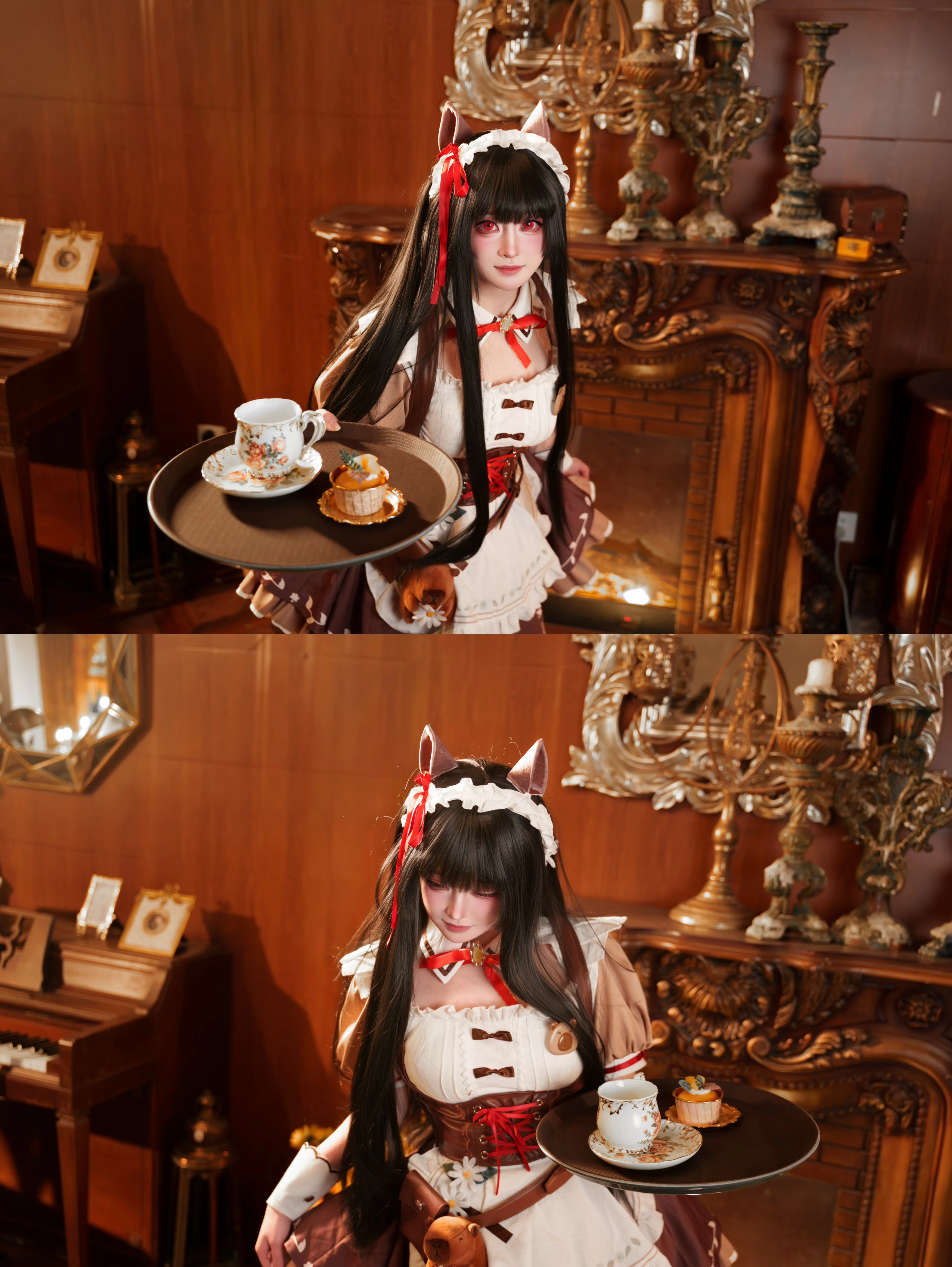 【千咲 コスプレ】『鳴潮』クラシカルな洋館で過ごす午後のカフェタイム - 3 枚目