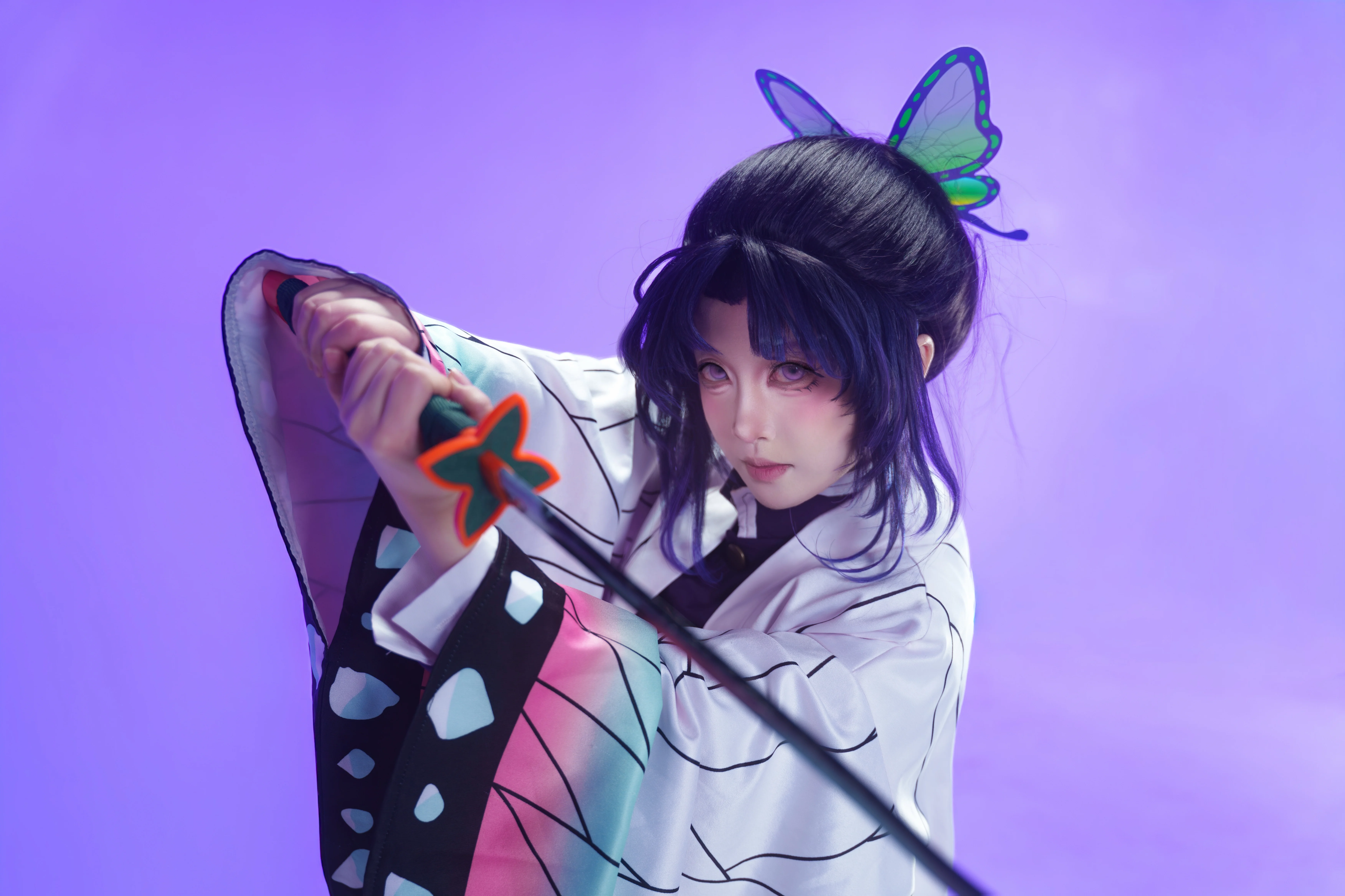 【蝴蝶忍cos】鬼灭之刃无限城篇，虫之呼吸蝶之舞 - 第 7 张