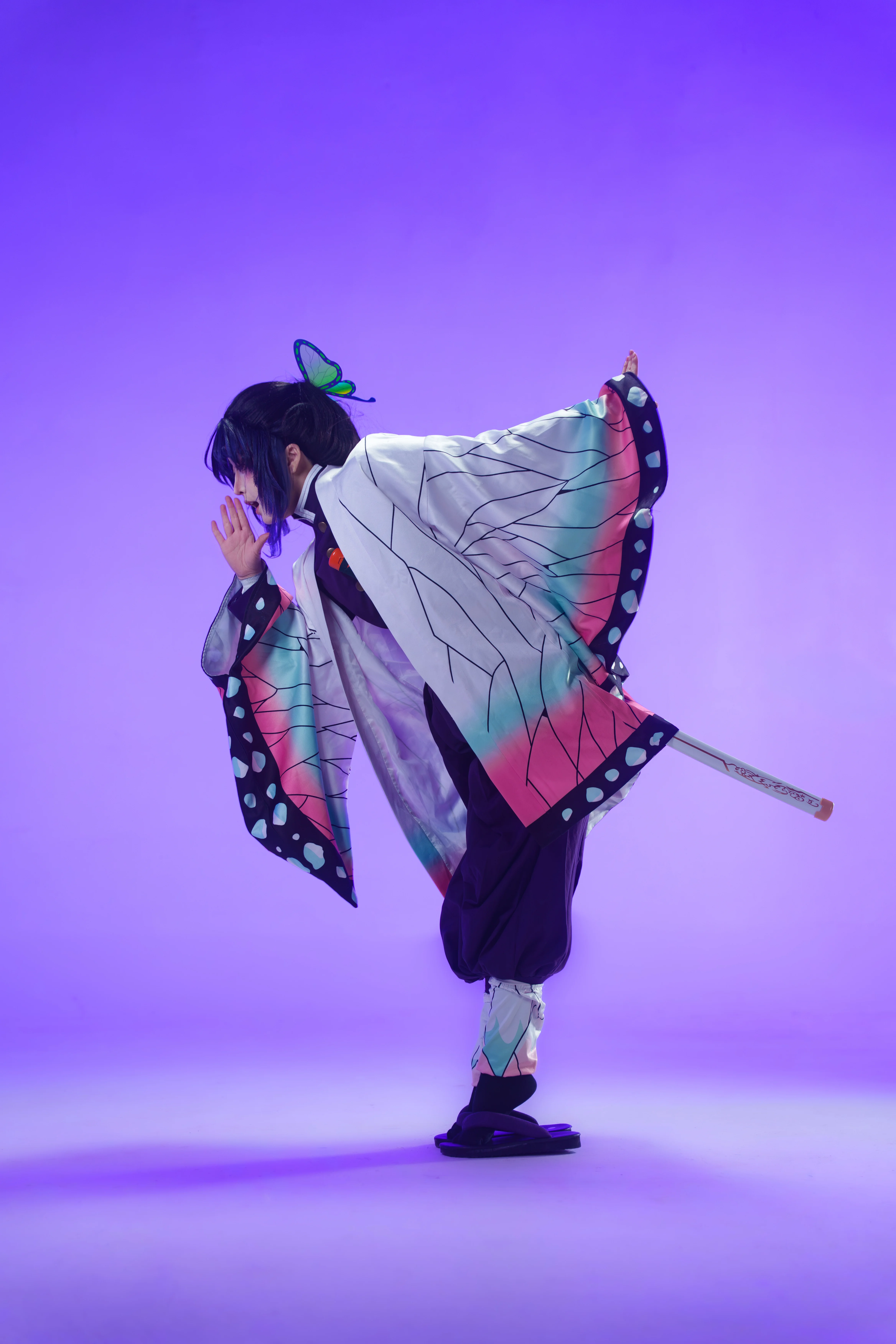 【蝴蝶忍cos】鬼灭之刃无限城篇，虫之呼吸蝶之舞 - 第 8 张
