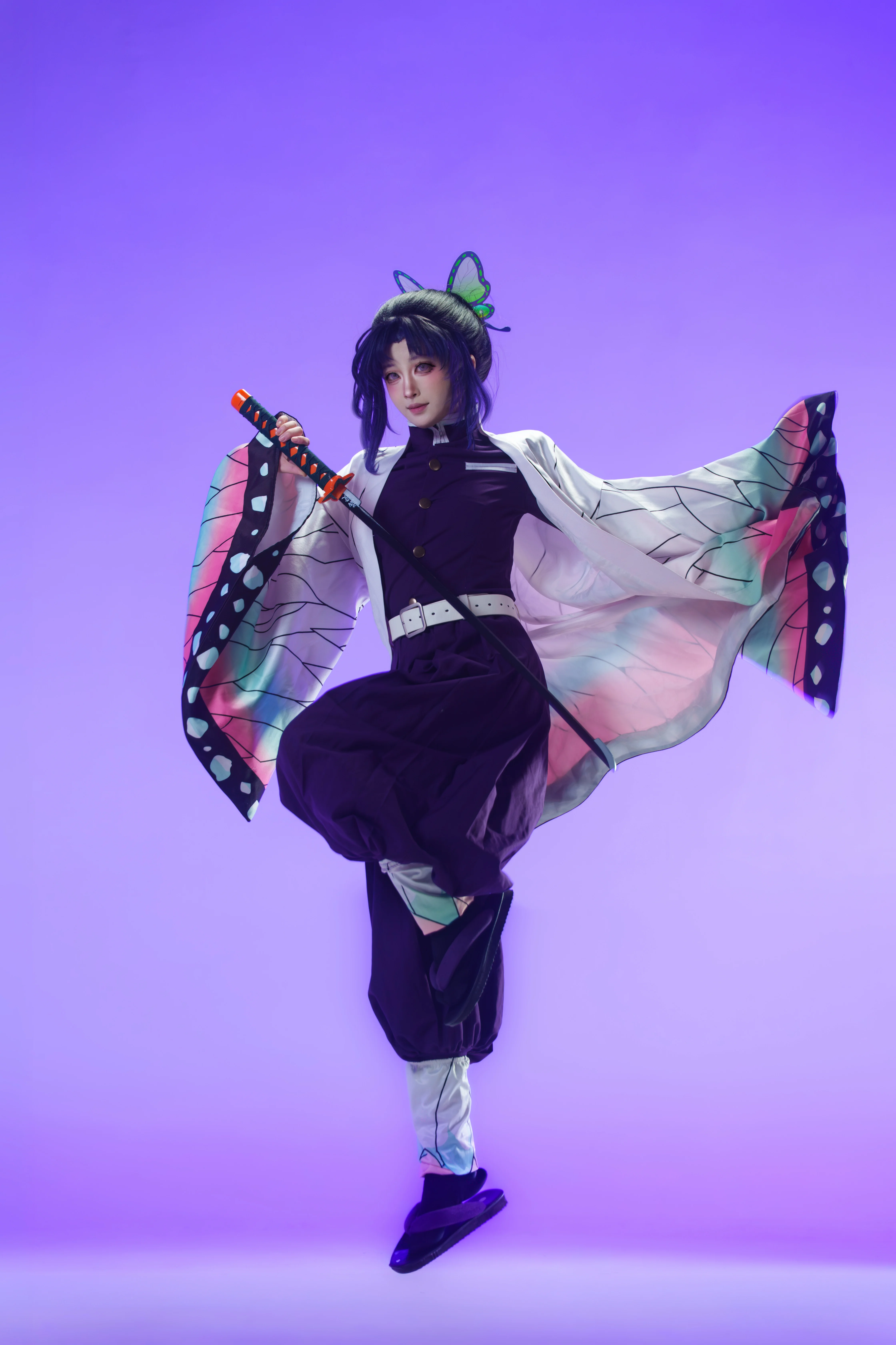 【蝴蝶忍cos】鬼灭之刃无限城篇，虫之呼吸蝶之舞 - 第 9 张