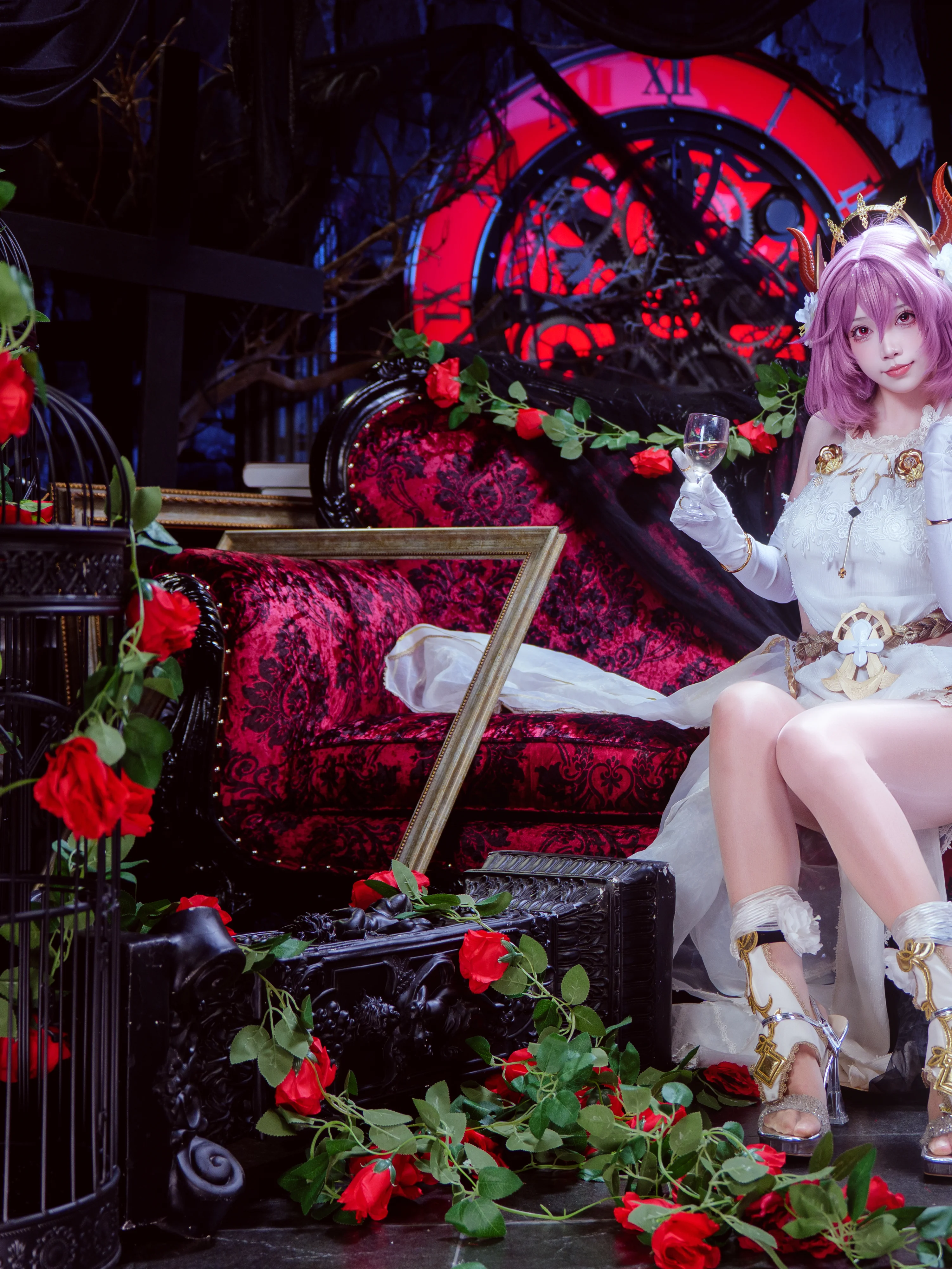 【龙姬古蕾雅cos】碧蓝幻想，红玫瑰与火炎的守护