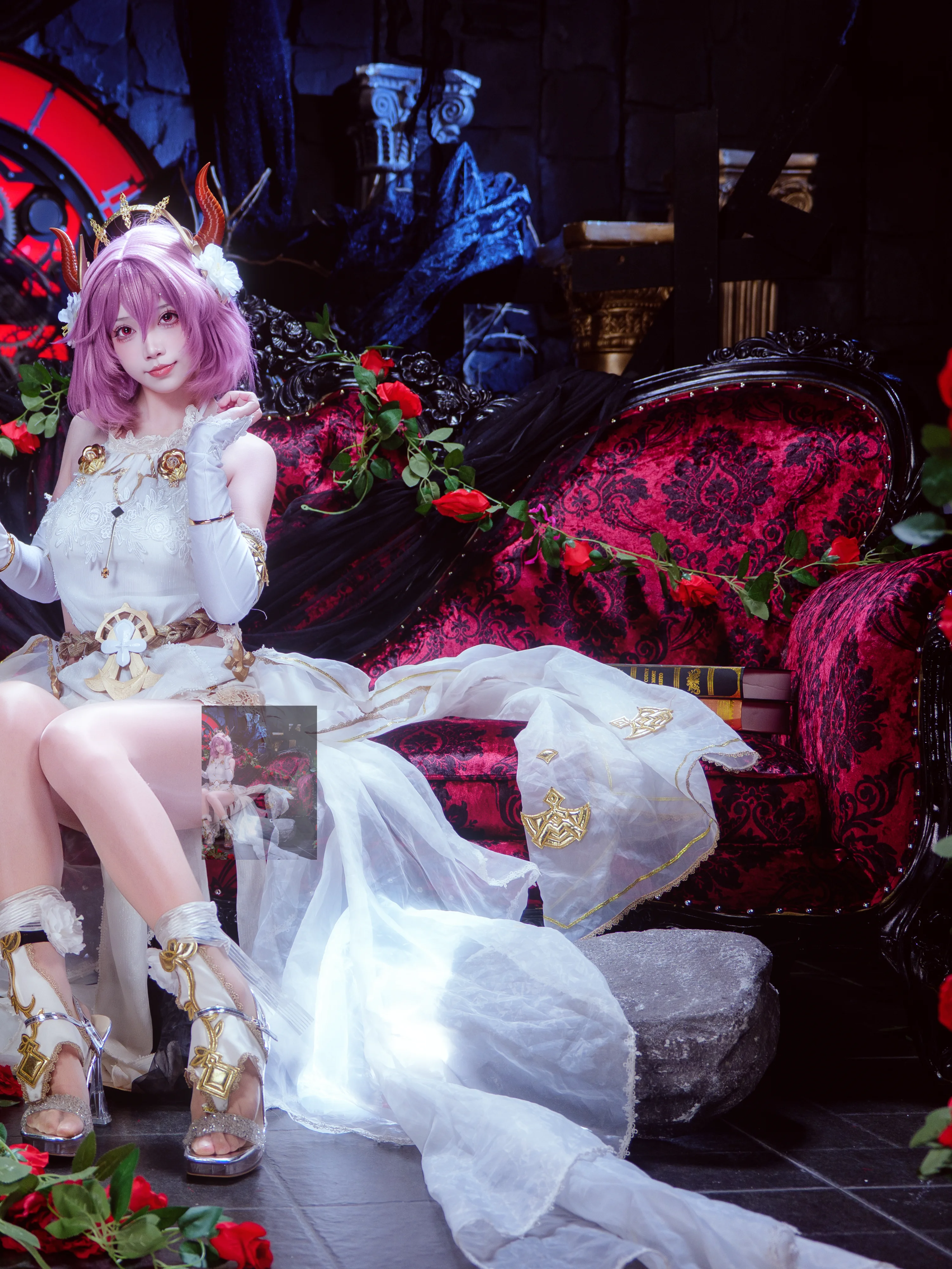 【龙姬古蕾雅cos】碧蓝幻想，红玫瑰与火炎的守护 - 第 2 张