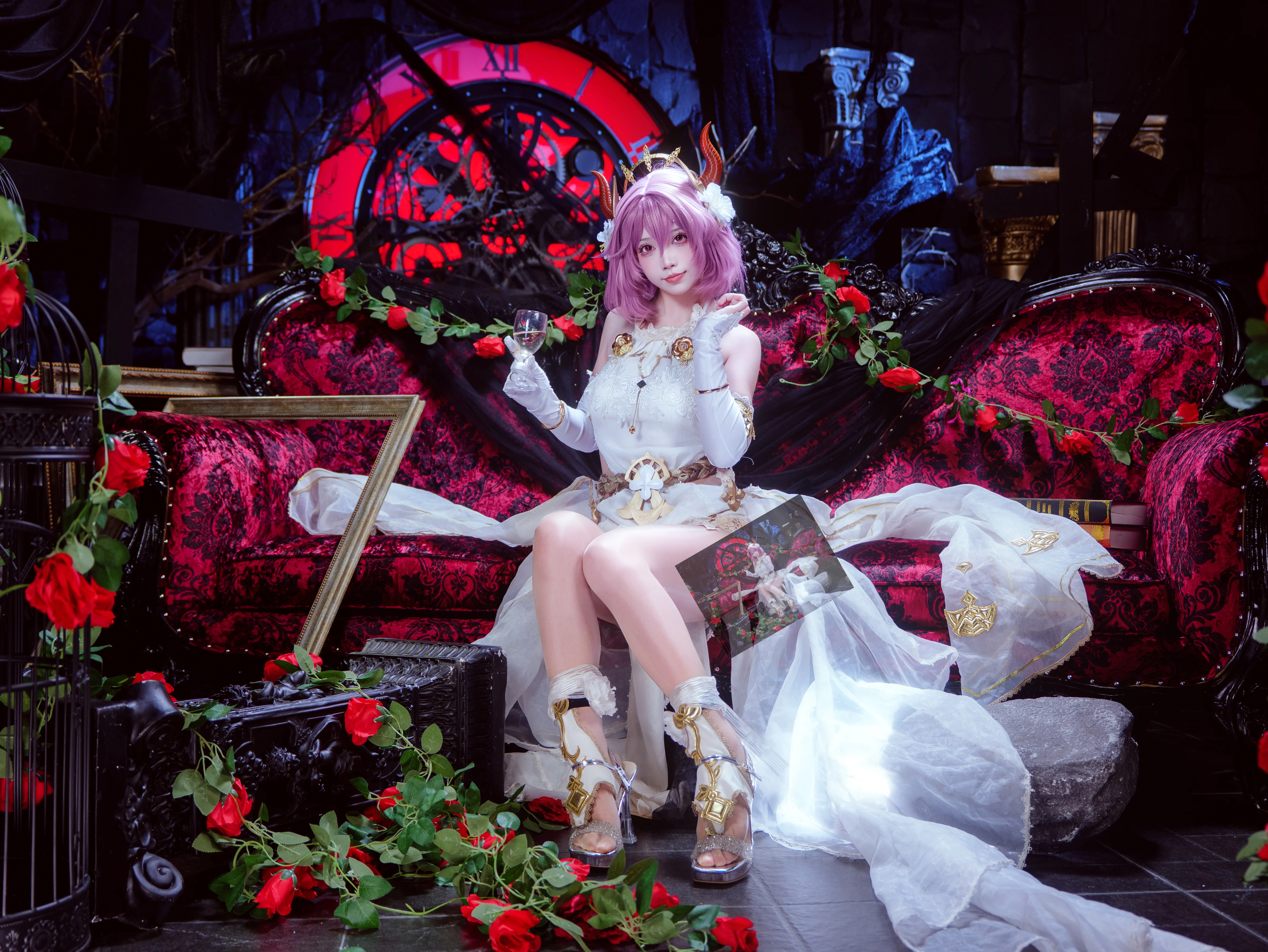 【龙姬古蕾雅cos】碧蓝幻想，红玫瑰与火炎的守护 - 第 3 张