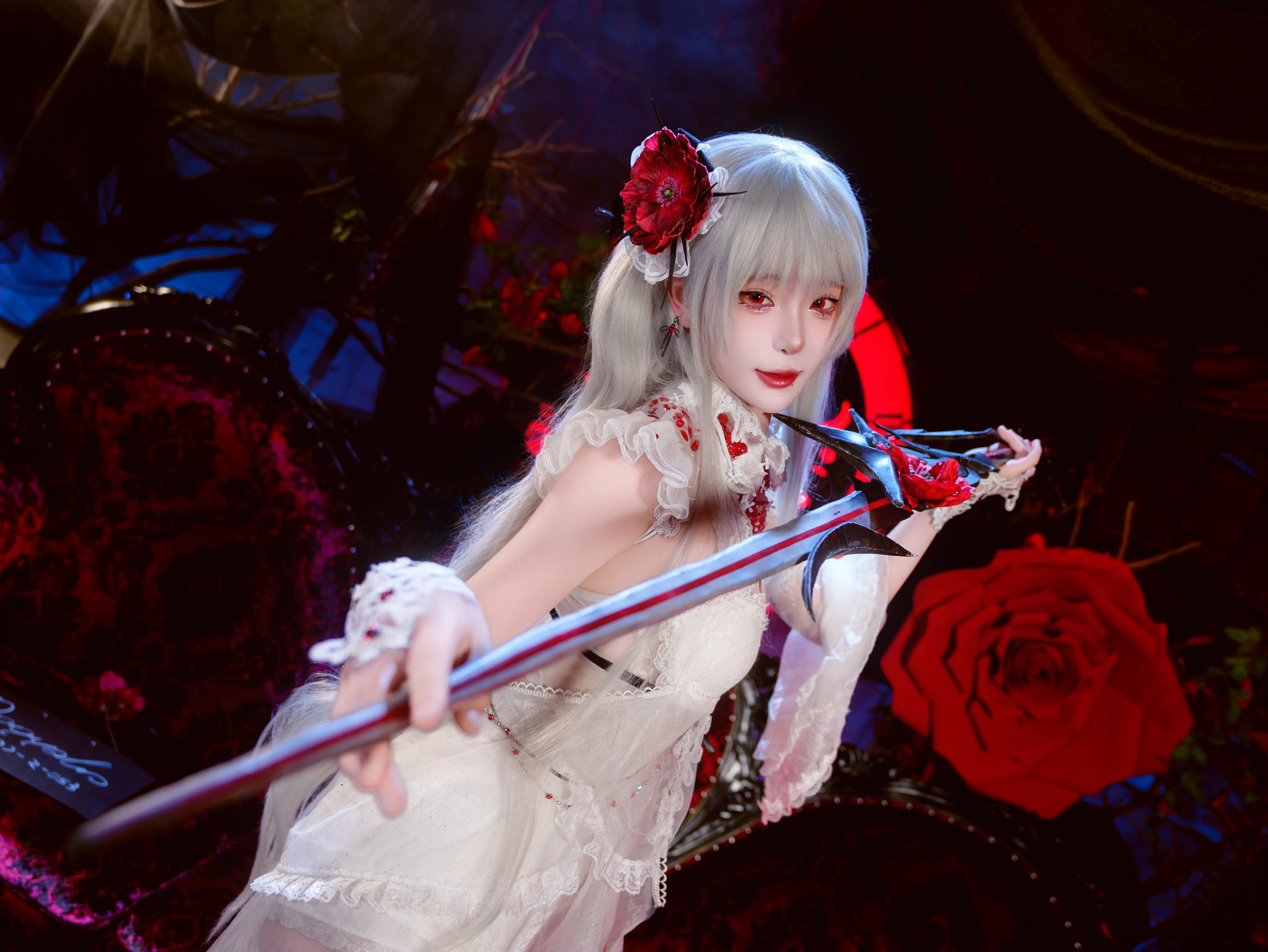 【可可莉克cos】无期迷途：荆棘与白纱的静谧交织 - 第 6 张