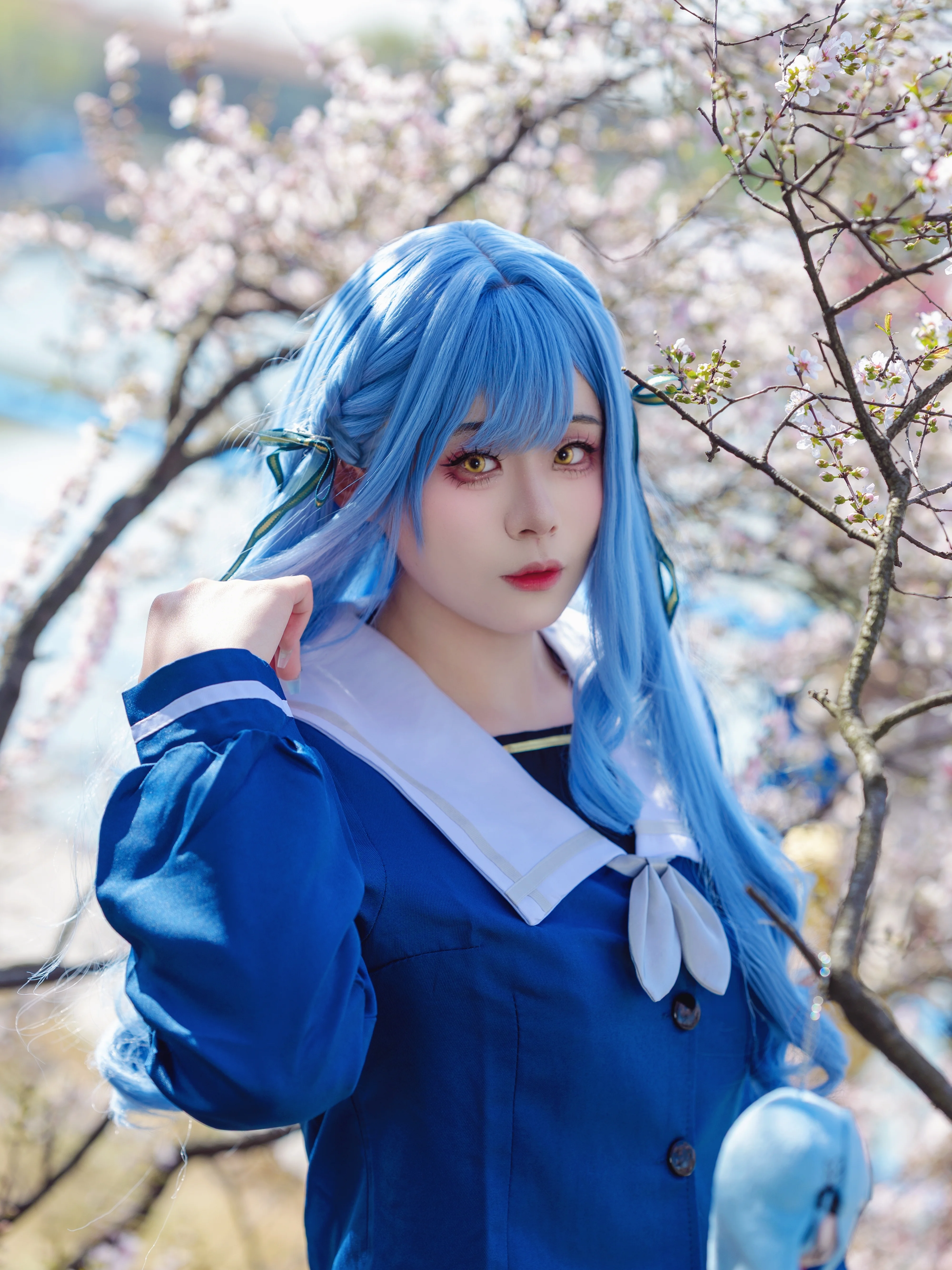 【丰川祥子cos】MYGO的春日樱花物语，清冷与坚韧的交汇 - 第 10 张