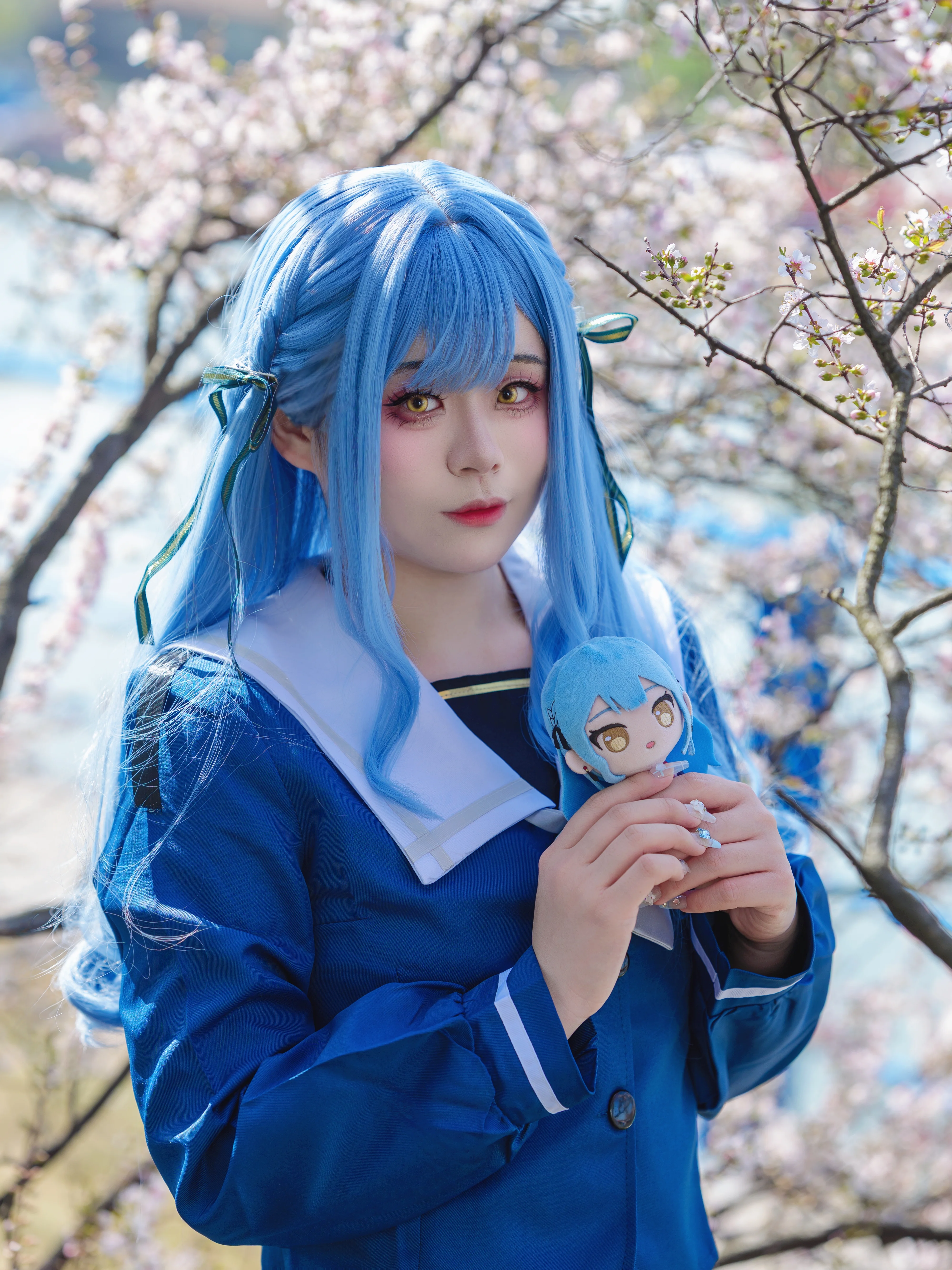 【丰川祥子cos】MYGO的春日樱花物语，清冷与坚韧的交汇 - 第 5 张