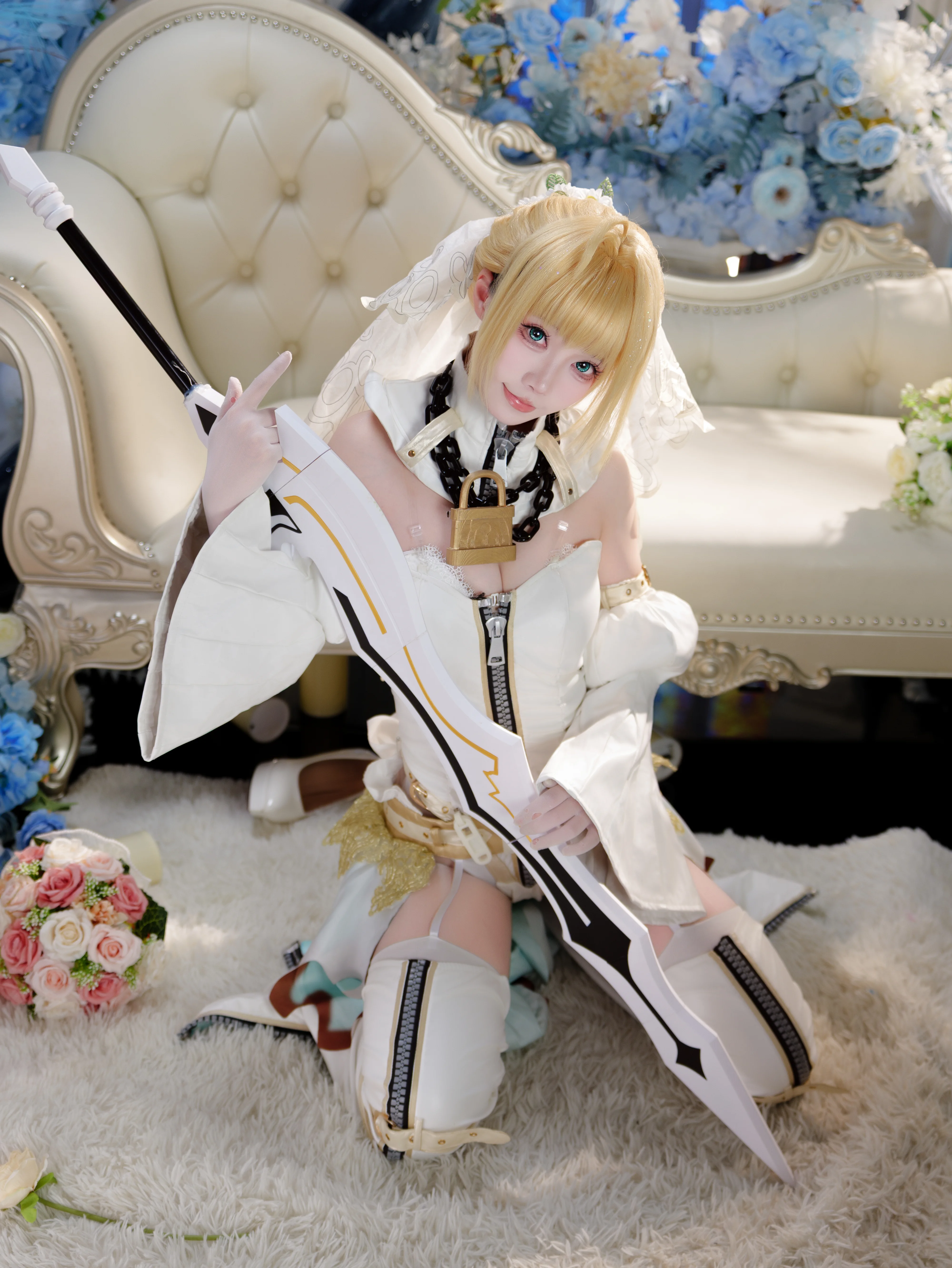 【尼禄花嫁cos】FGO唔姆出征，罗马皇帝的纯白誓言