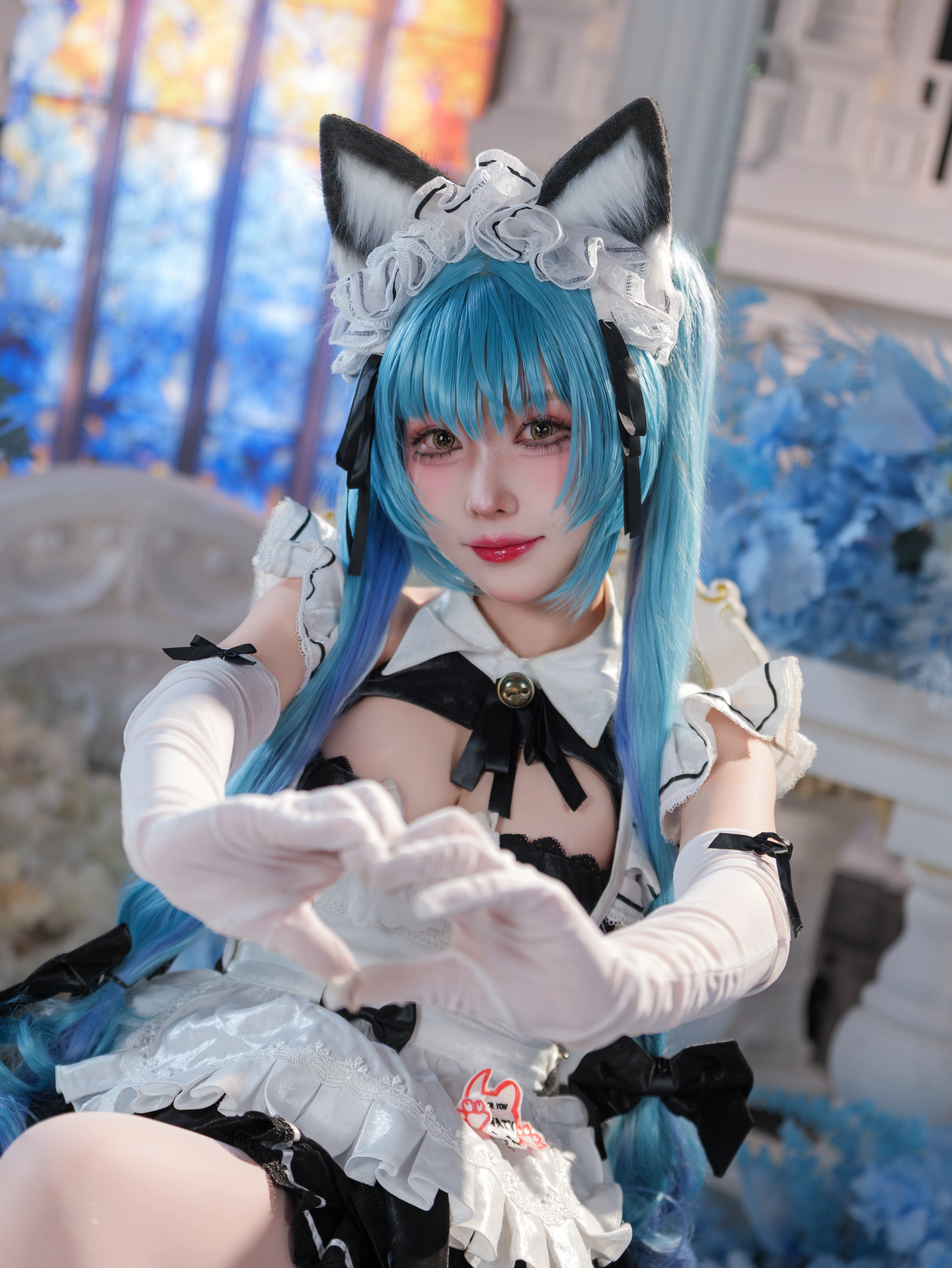【普丽瓦蒂cos】胜利女神NIKKE中的干练女仆与飒爽身姿 - 第 1 张
