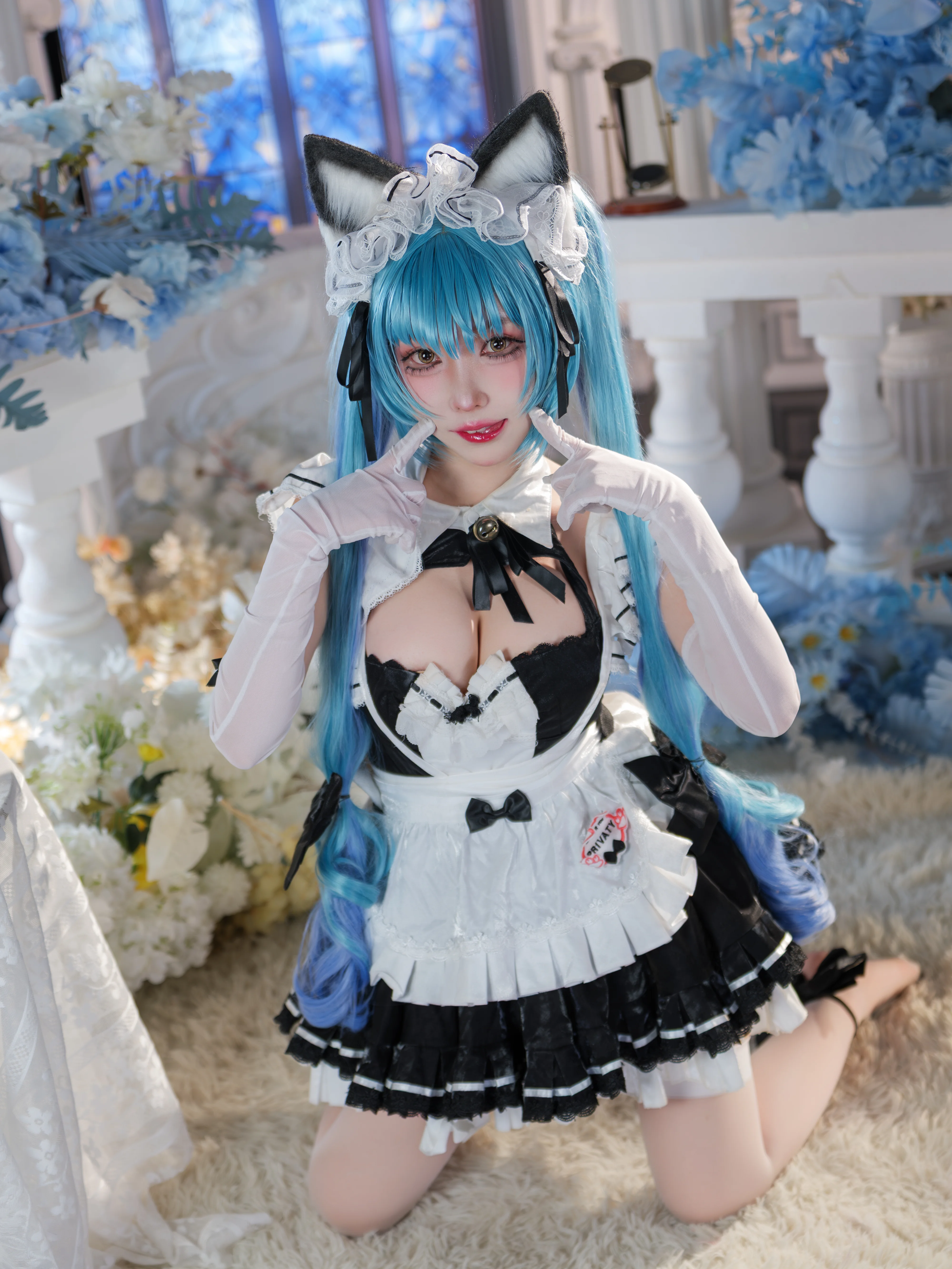 【普丽瓦蒂cos】胜利女神NIKKE中的干练女仆与飒爽身姿 - 第 2 张