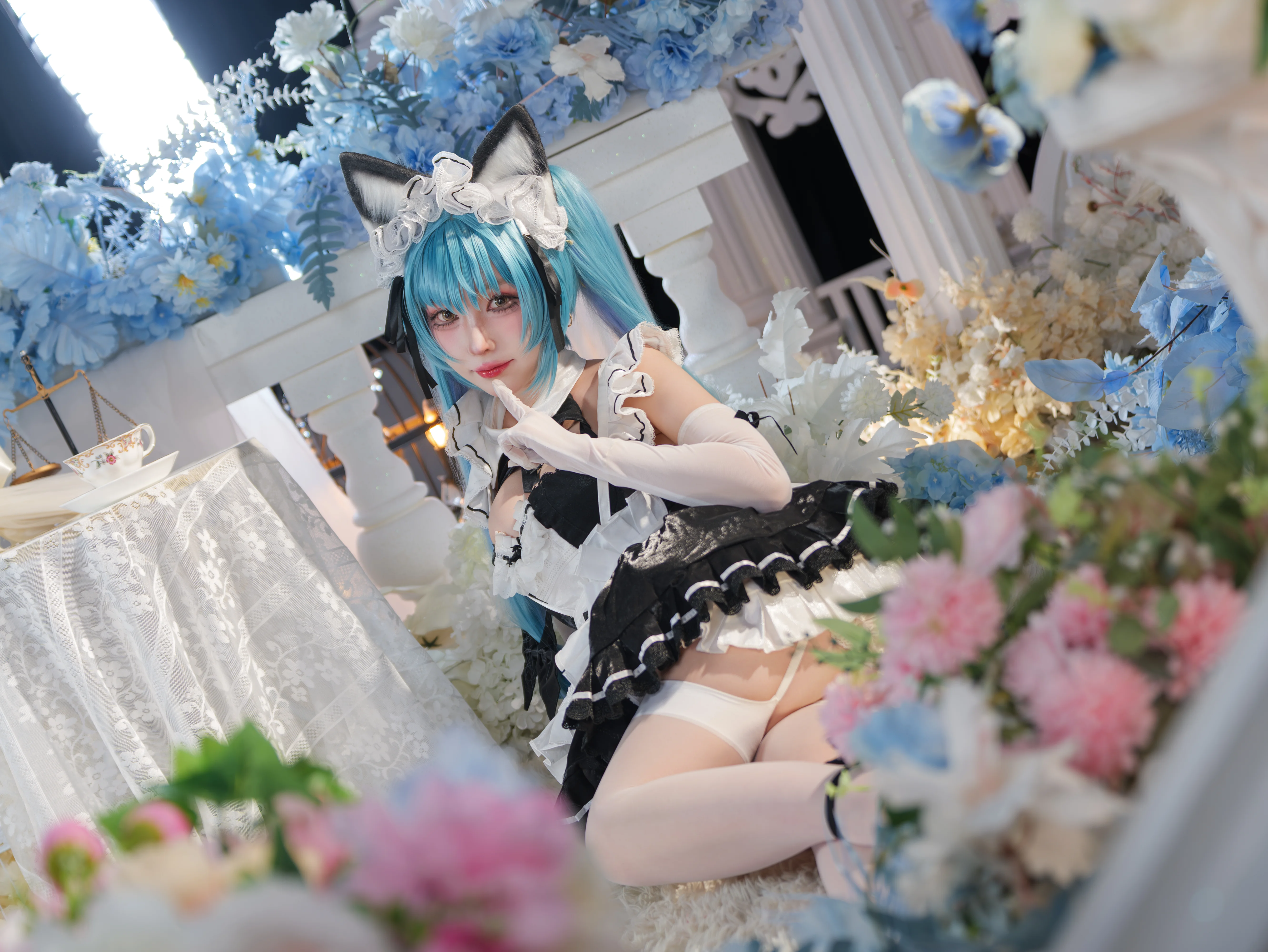 【普丽瓦蒂cos】胜利女神NIKKE中的干练女仆与飒爽身姿
