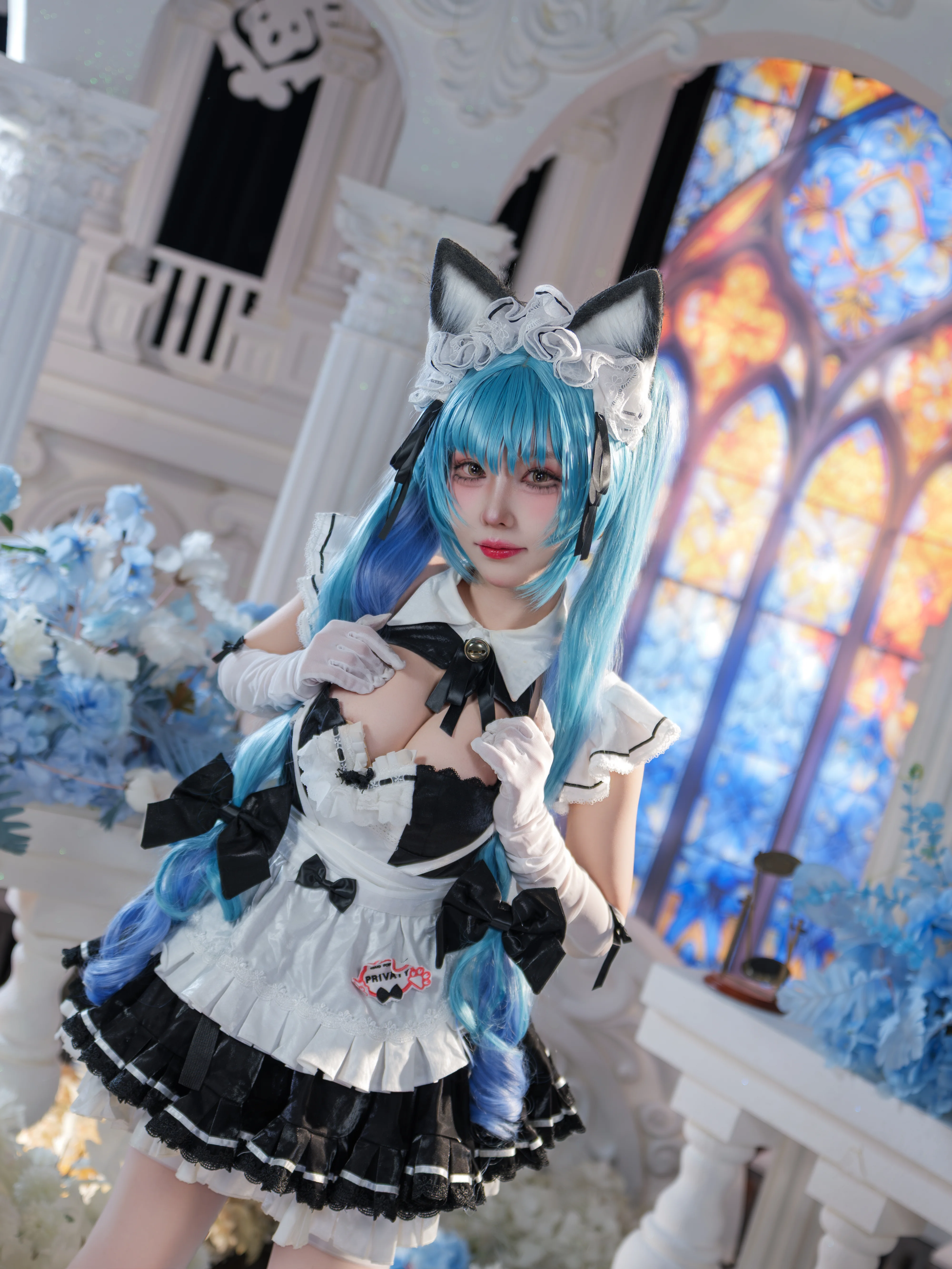 【普丽瓦蒂cos】胜利女神NIKKE中的干练女仆与飒爽身姿 - 第 9 张