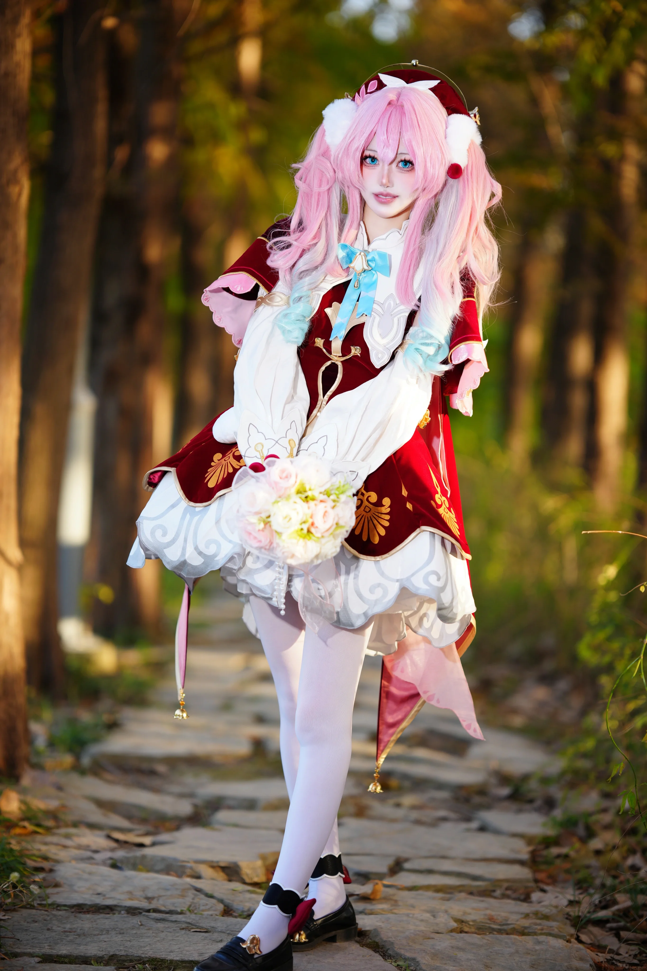 【风堇cos】崩坏星穹铁道的虹光，定格在林间小径 - 第 1 张