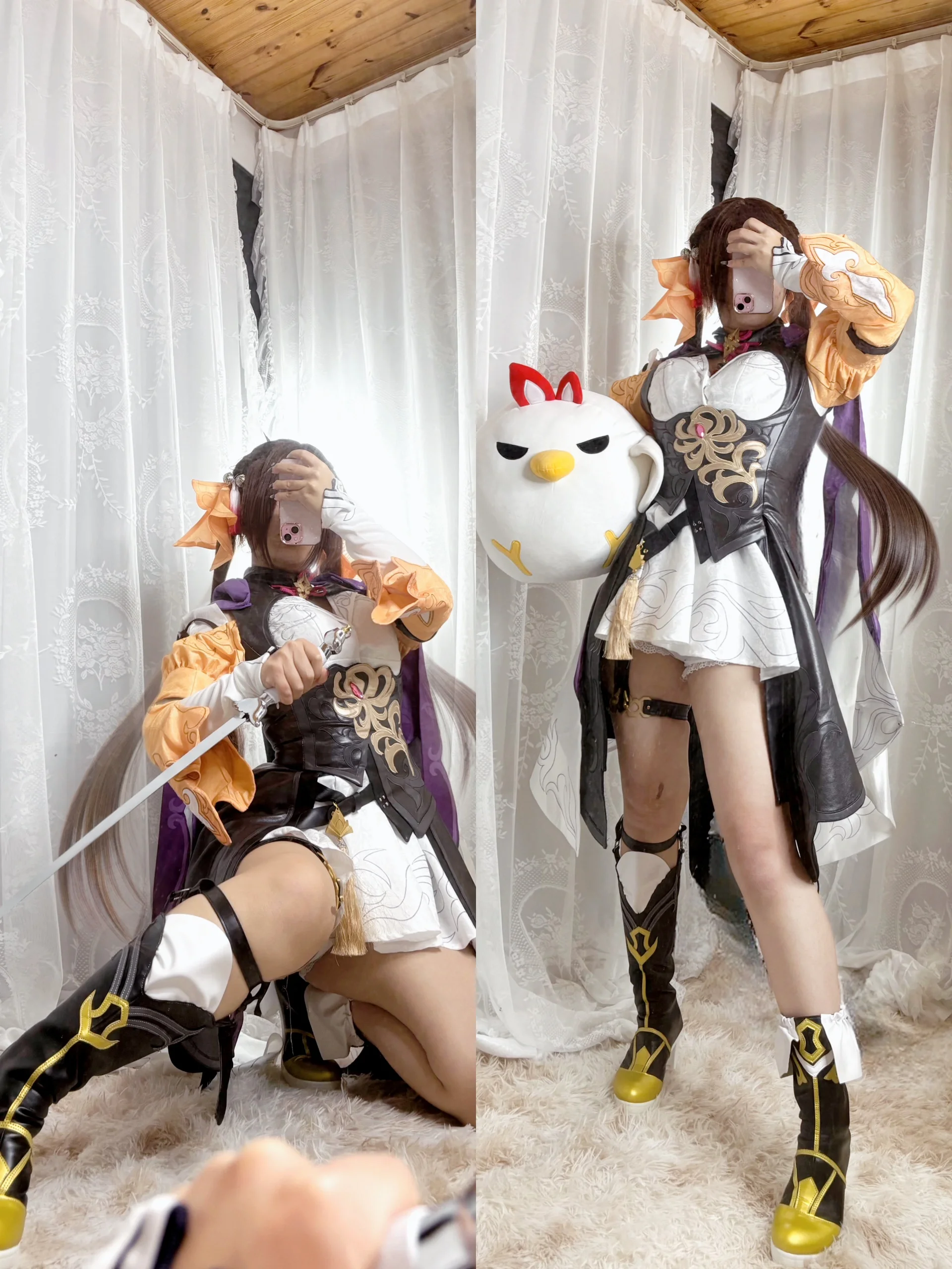 【素裳cos】崩坏星穹铁道，对镜持剑的云骑小将 - 第 1 张