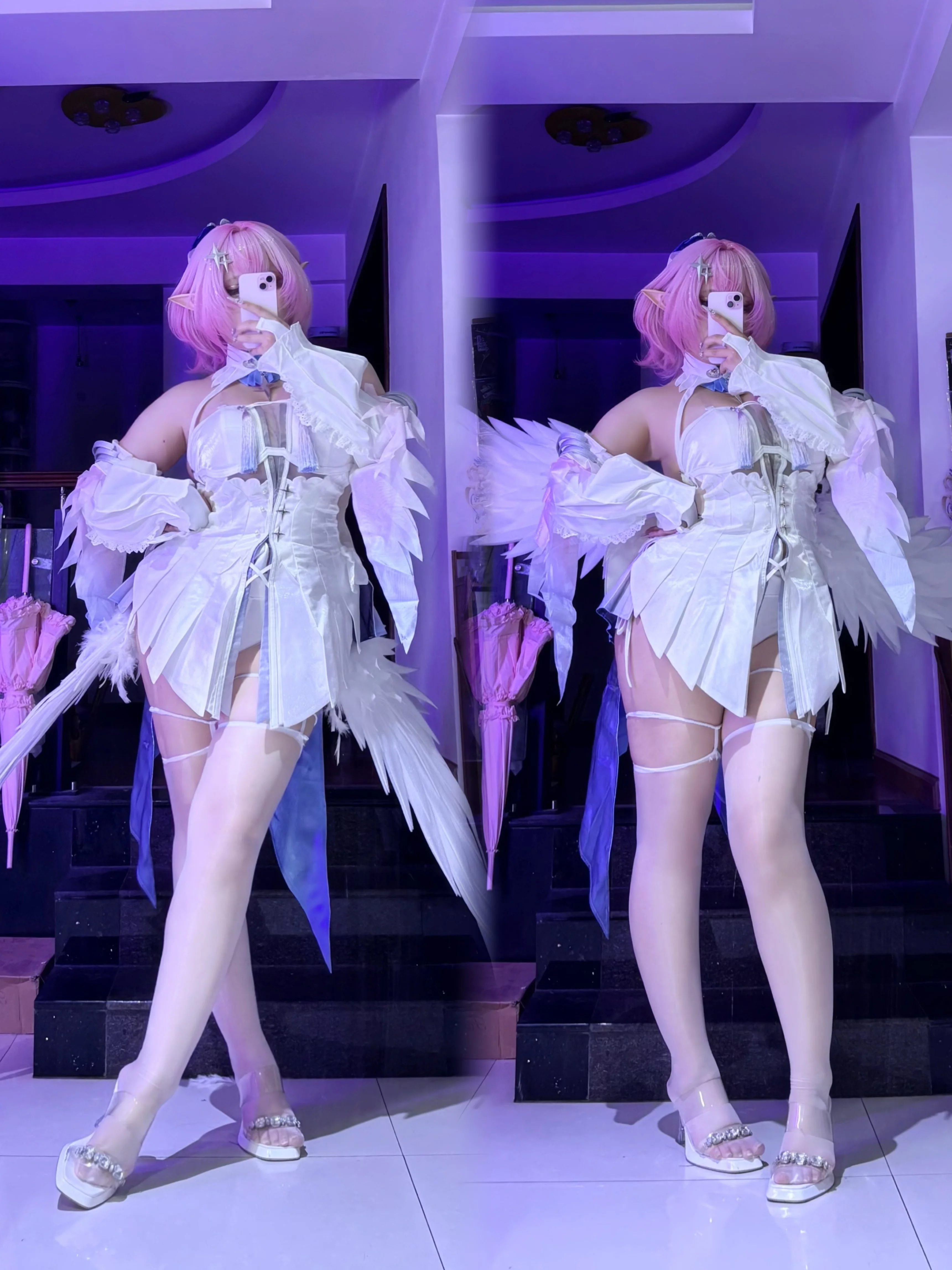 【レミエール コスプレ】ゼンレスゾーンゼロ 白い羽翼スタイルのコスプレ試着スナップ - 1 枚目