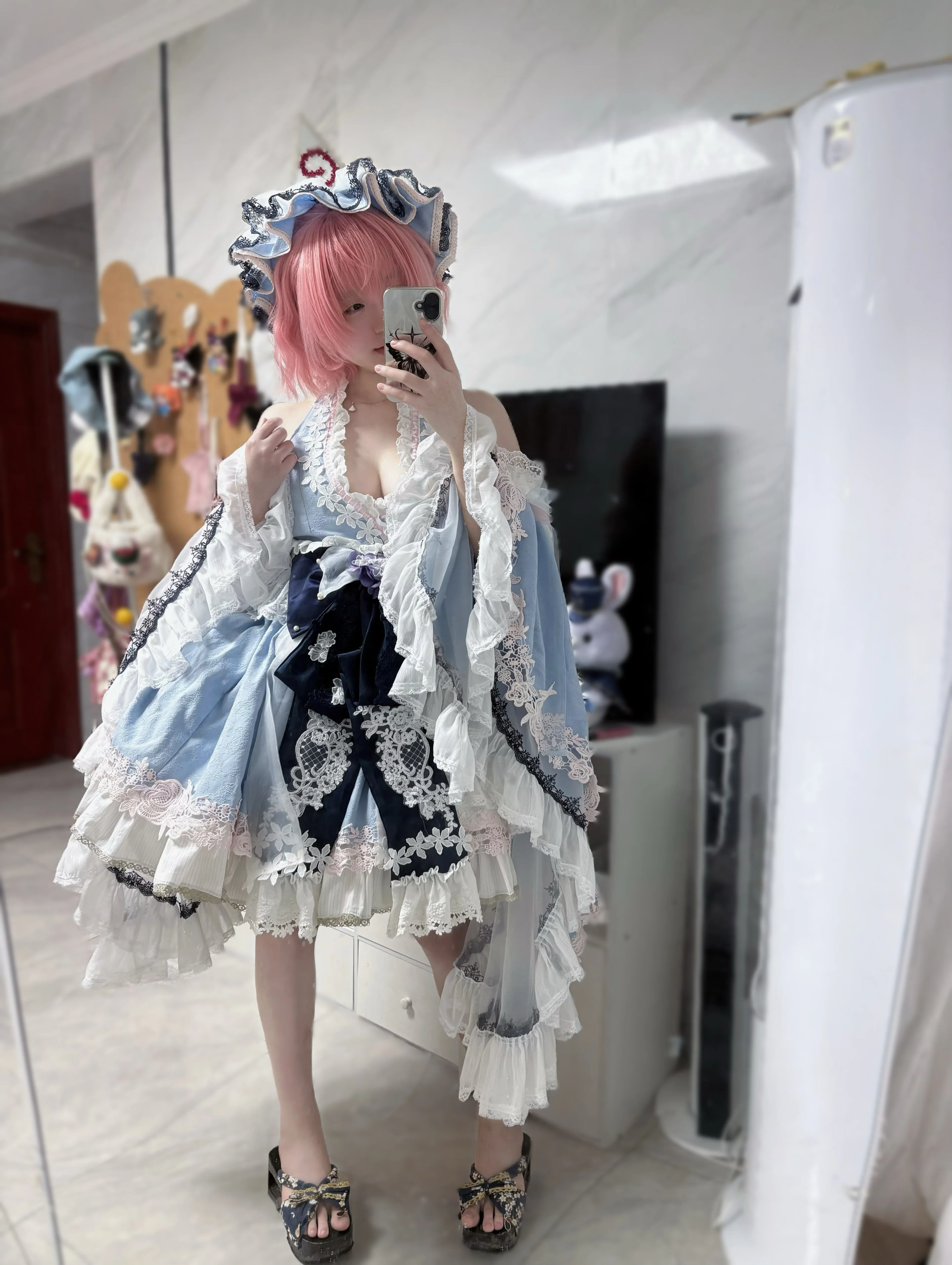 【幽幽子cos】东方project幻想乡的华丽优雅气象