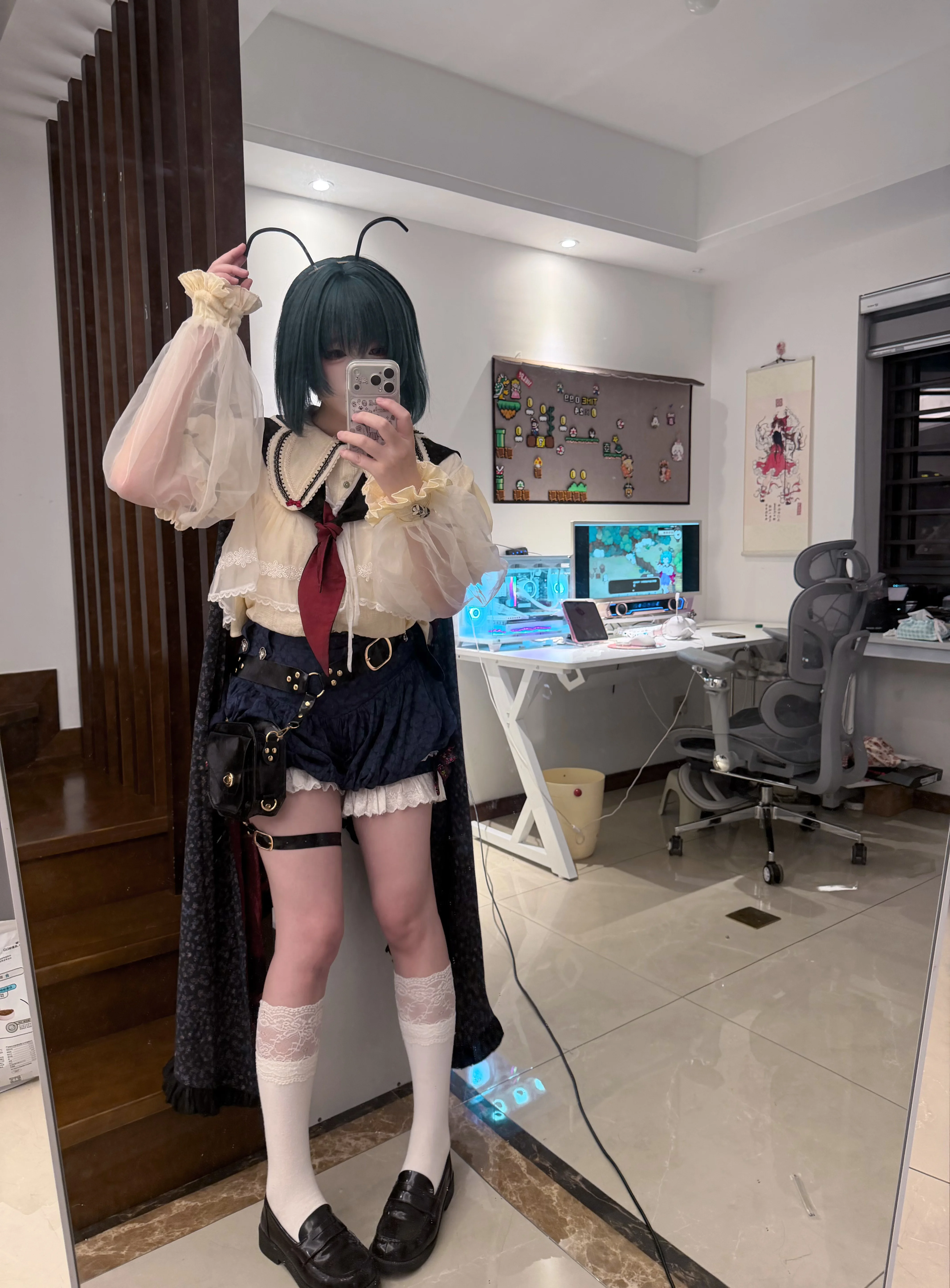 【莉格露cos】夜雀食堂的自動採集小蟲子，新衣服真的很安心 - 第 2 張