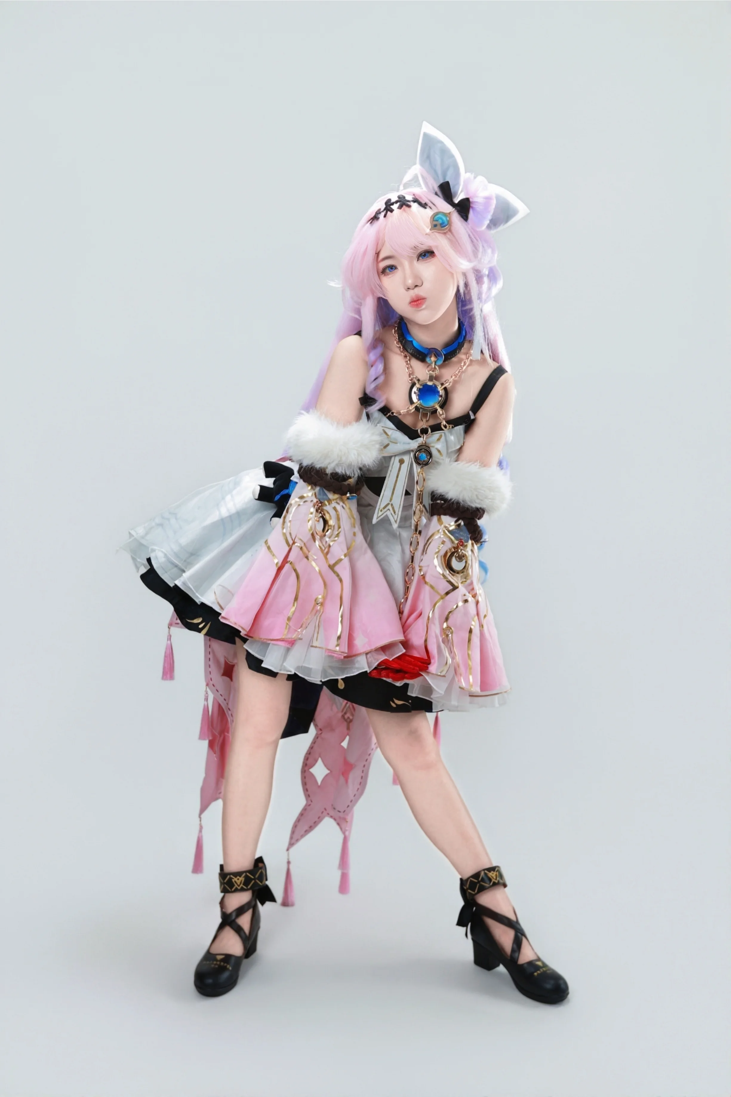 【达妮娅cos】粉色兽耳少女，那场没能赴约的生日 - 第 3 张