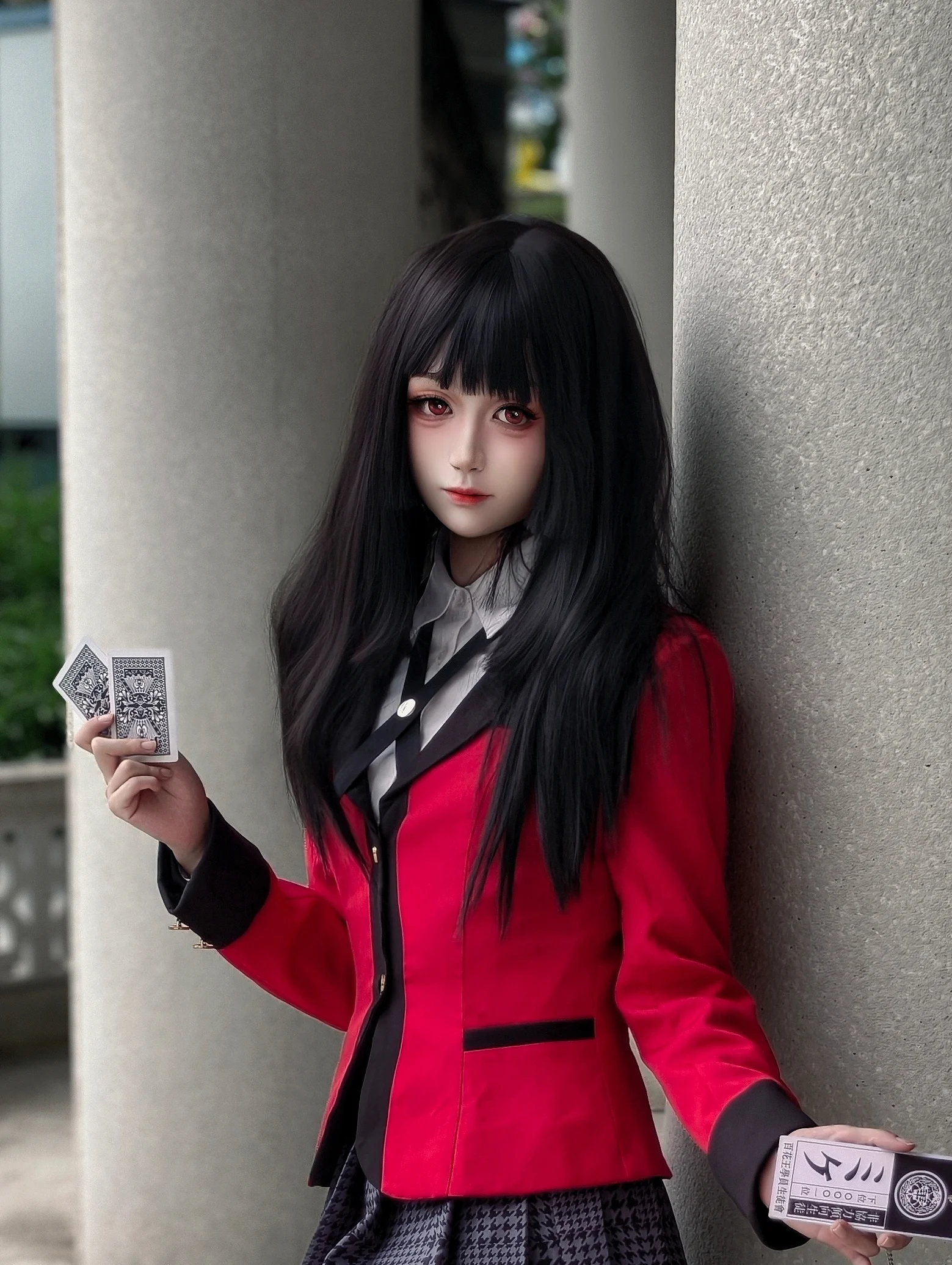 【蛇喰夢子cos】狂賭之淵，紅與黑的博弈美學 - 第 2 張