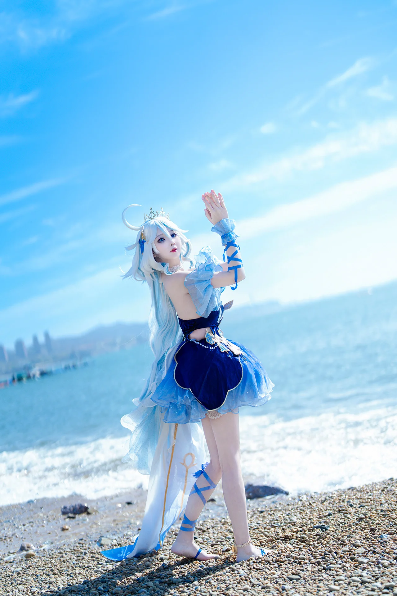 【芙宁娜cos】枫丹海滨的蓝色谢幕仪式 - 第 3 张