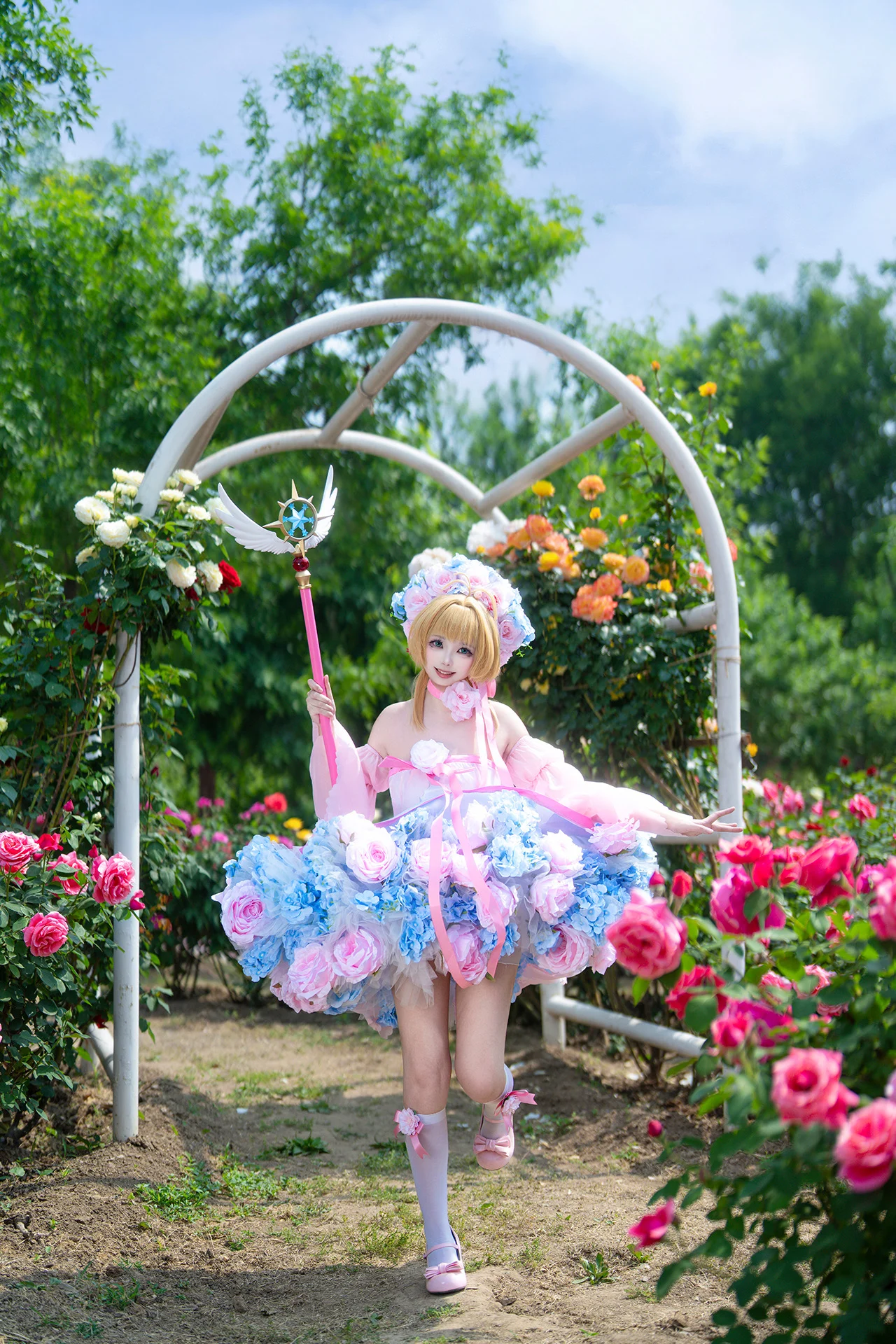 【木之本櫻cos】花園裡的魔法少女時光 - 第 2 張