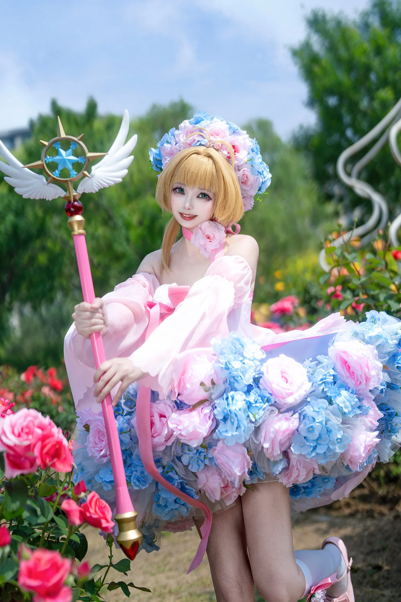 【木之本櫻cos】花園裡的魔法少女時光 - 第 3 張