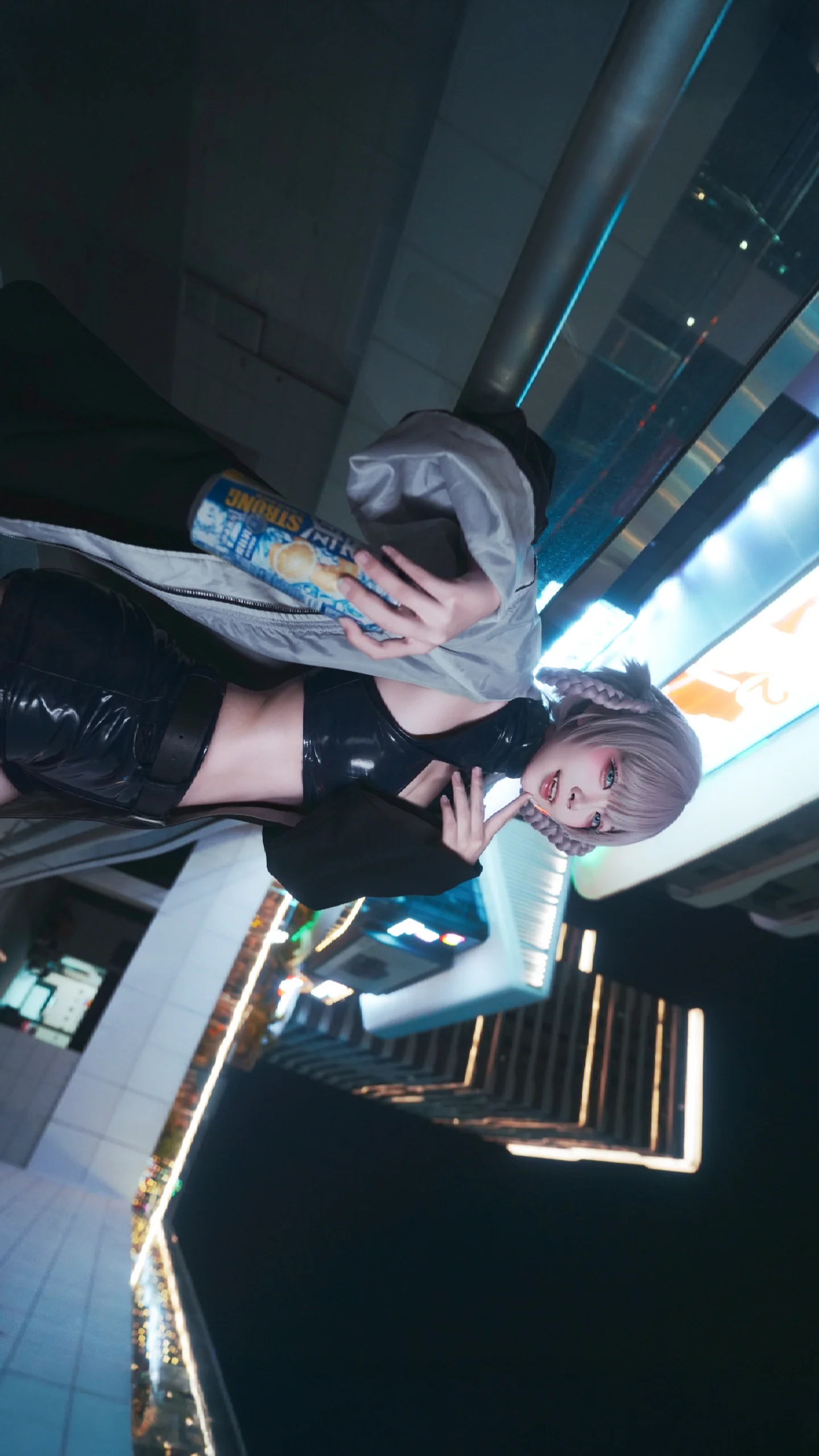 【七草薺cos】徹夜之歌裡的都市夜晚，梅州街頭定格 - 第 9 張