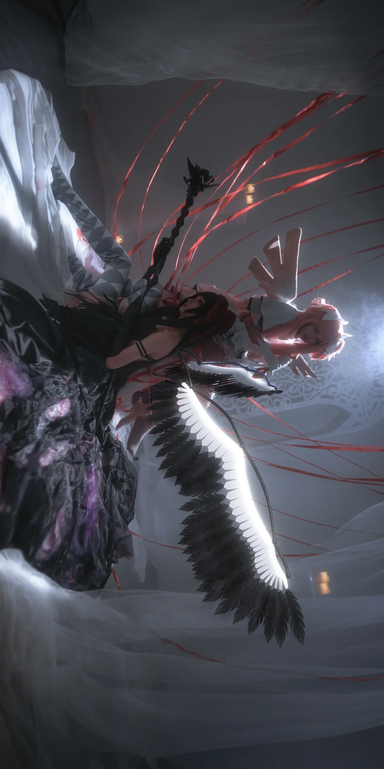 [Madoka Kaname cosplay] God and Demon Dancing Together: Interpreting the Bonds of MadoHomu Through Red Threads - Image 3