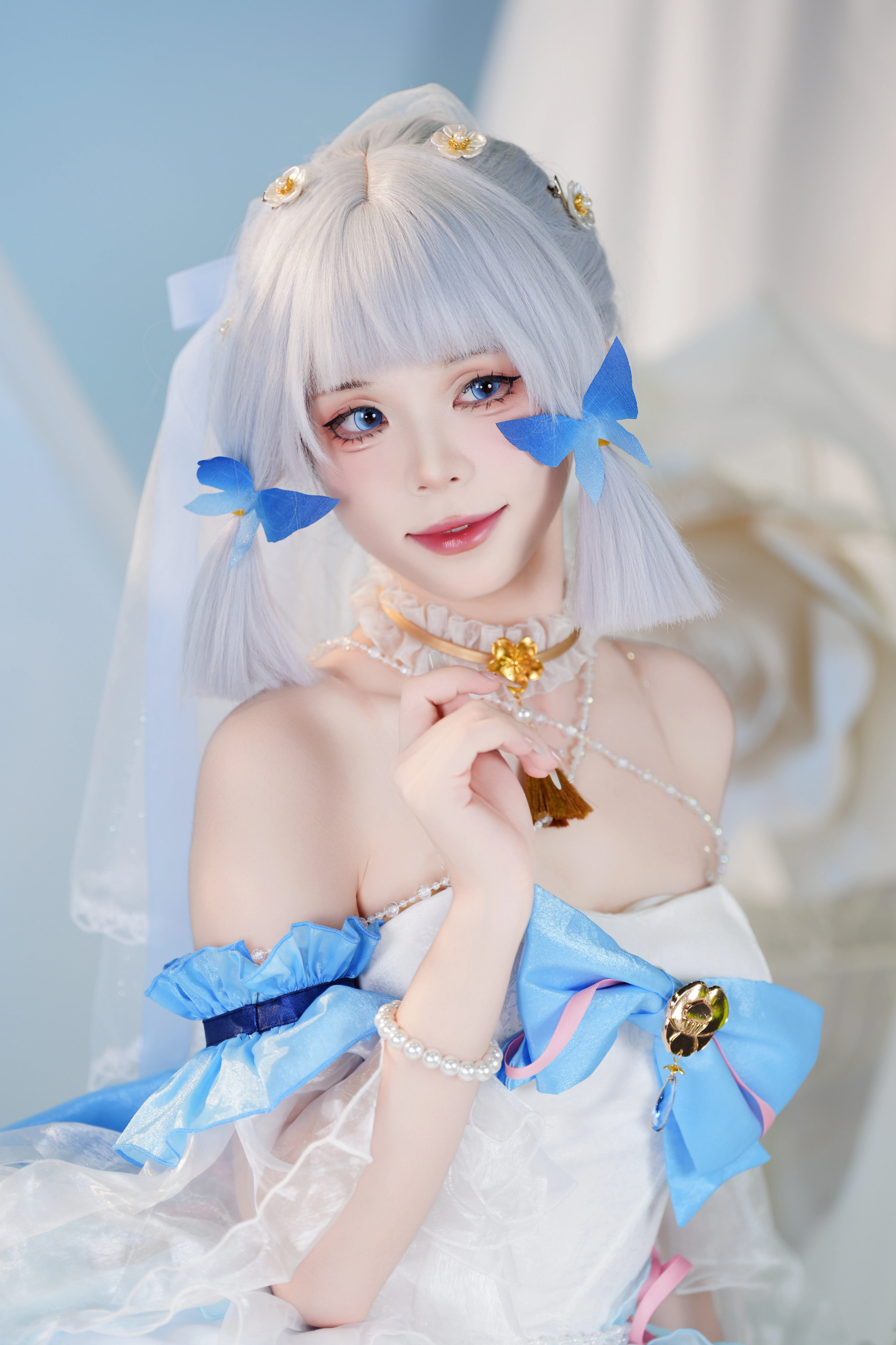 【神裡綾華cos】嘗試還原白鷺公主的靜謐時刻 - 第 1 張