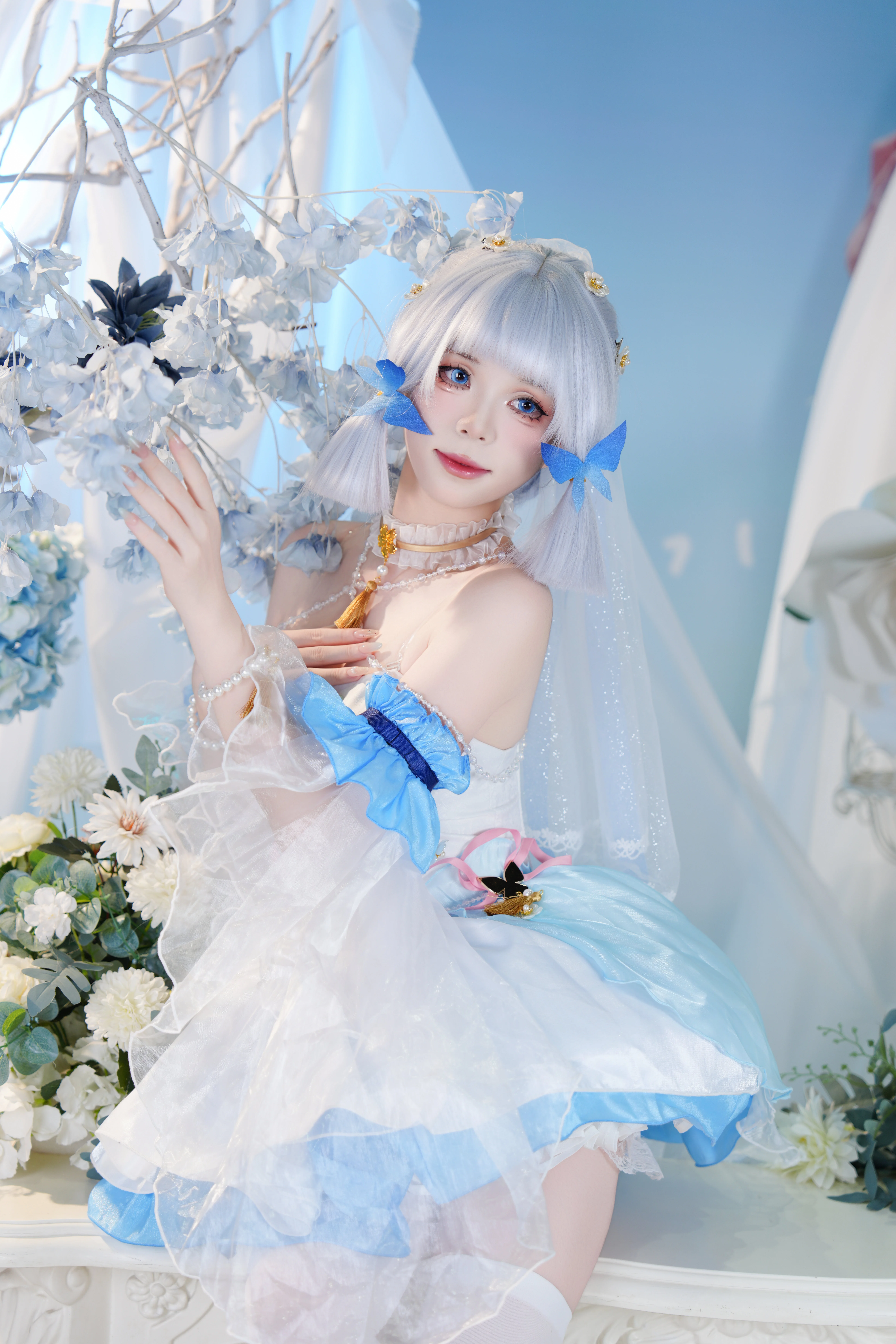 【神裡綾華cos】嘗試還原白鷺公主的靜謐時刻 - 第 12 張