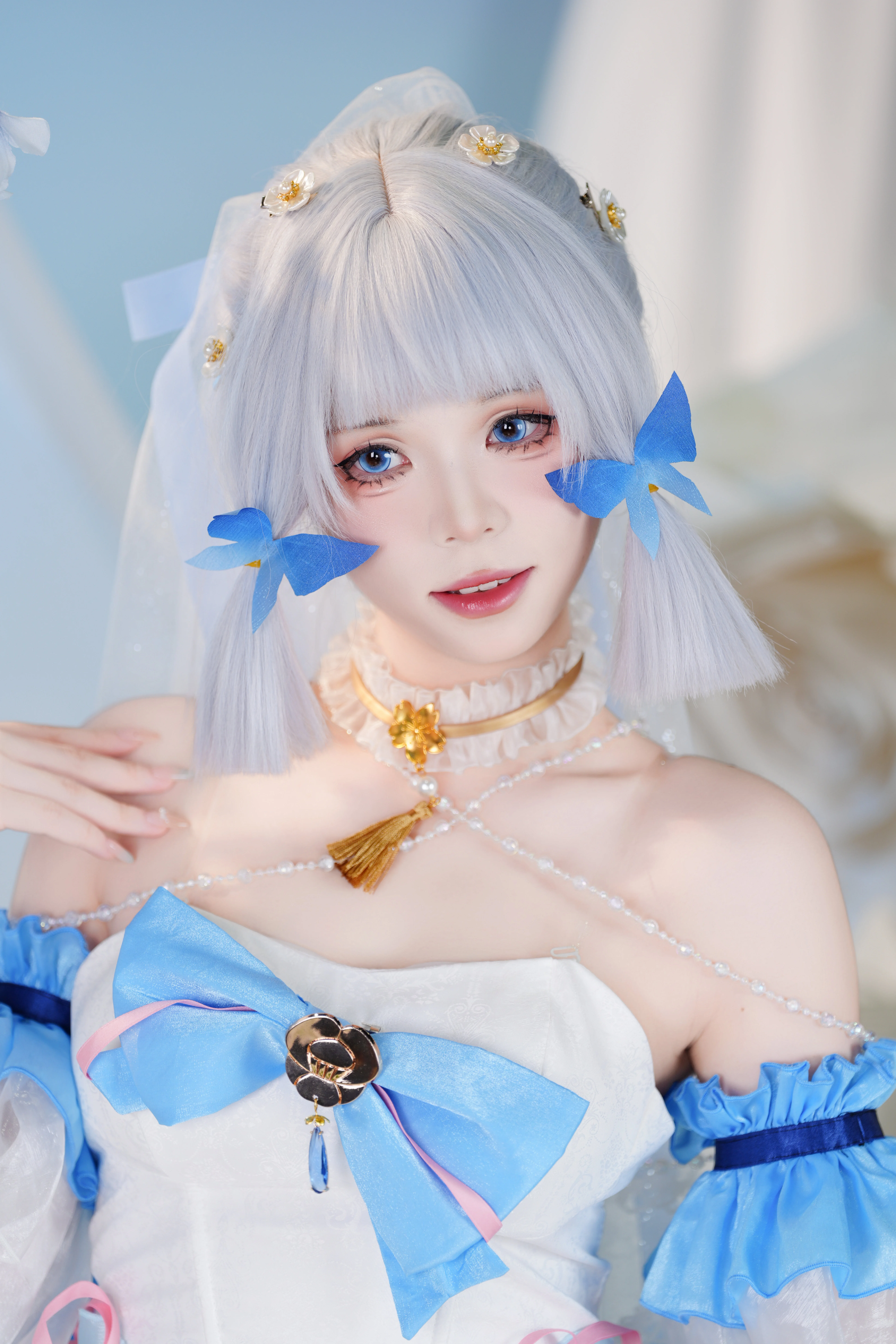 【神裡綾華cos】嘗試還原白鷺公主的靜謐時刻 - 第 2 張