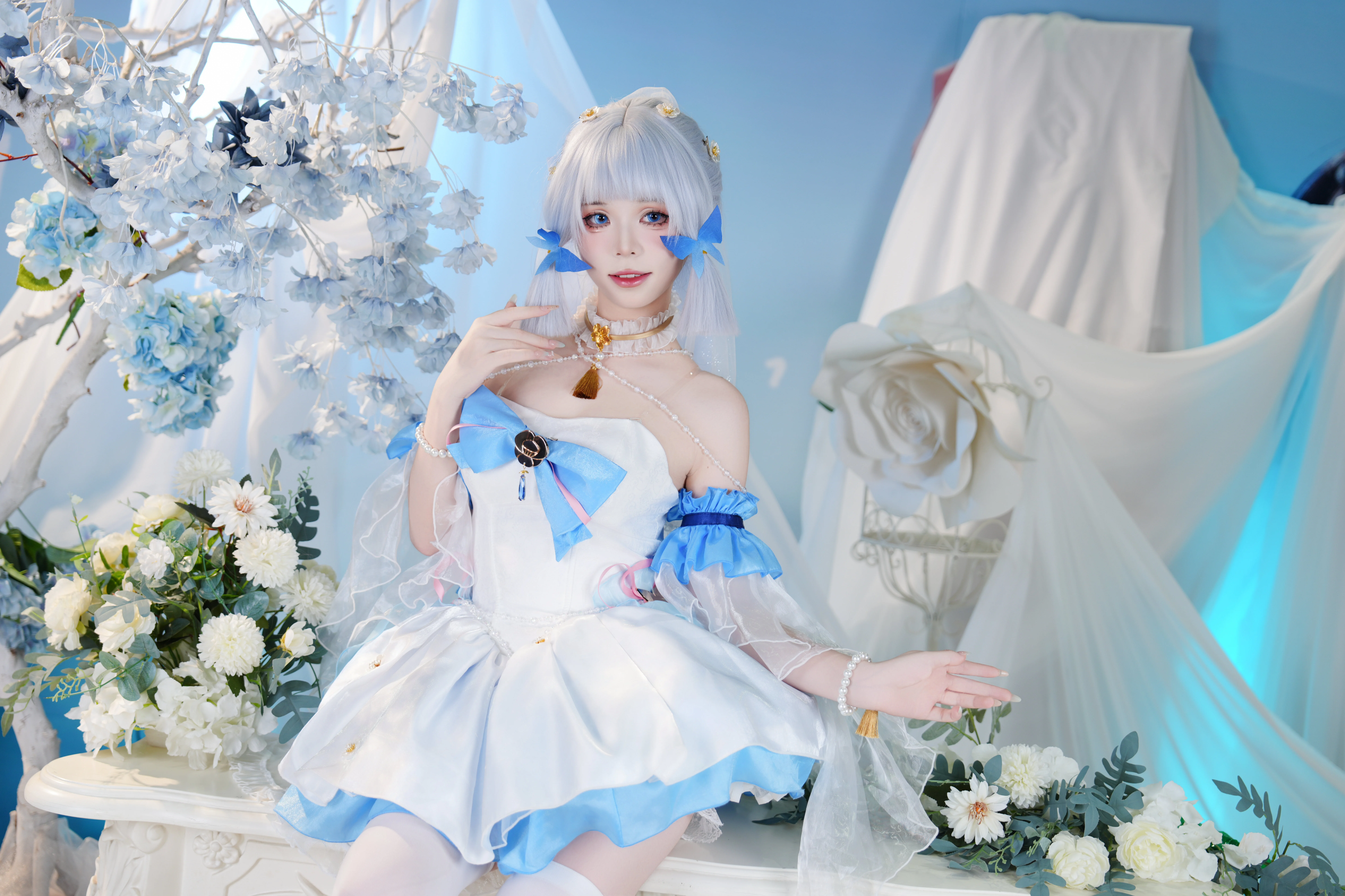 【神裡綾華cos】嘗試還原白鷺公主的靜謐時刻 - 第 4 張