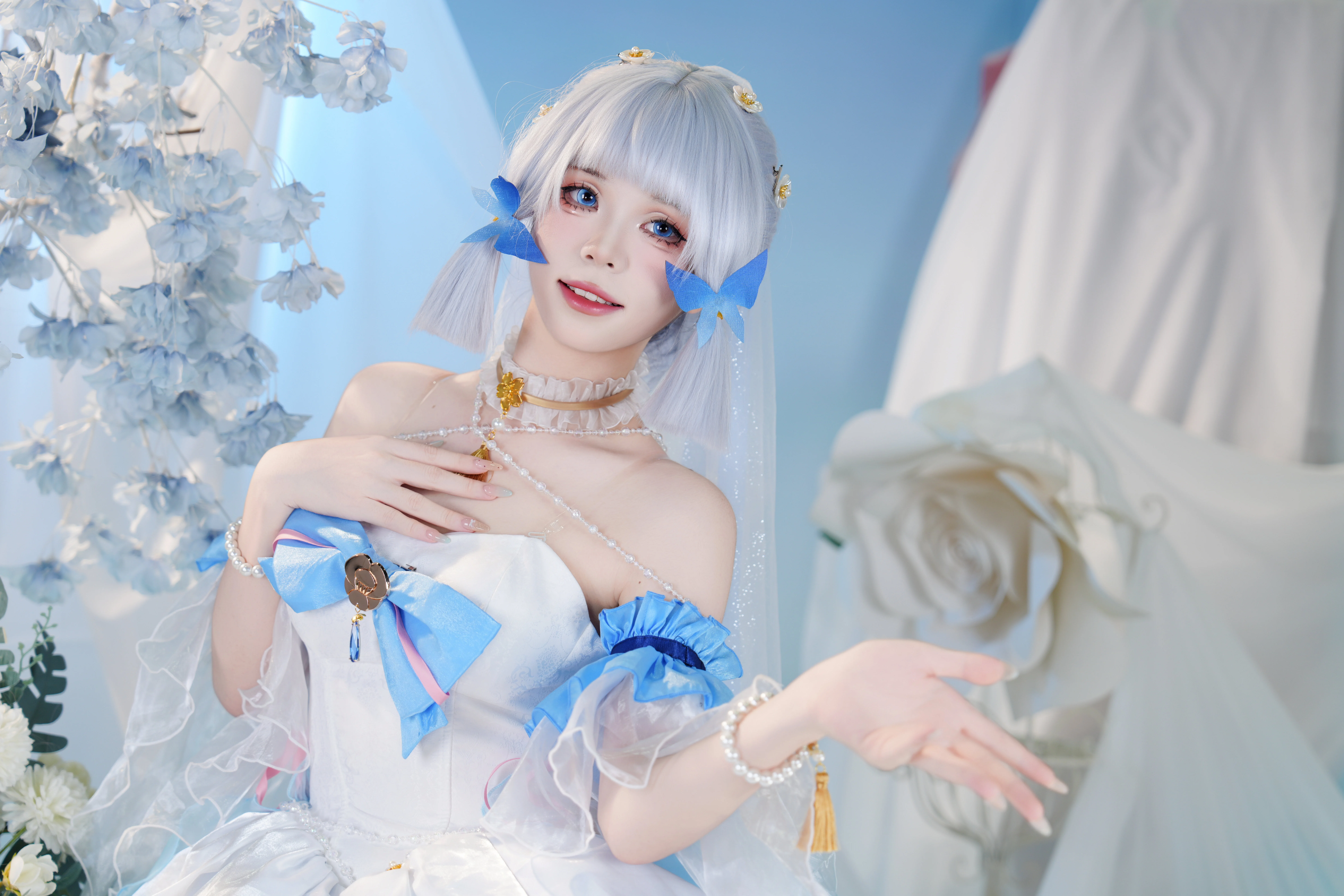【神裡綾華cos】嘗試還原白鷺公主的靜謐時刻 - 第 6 張