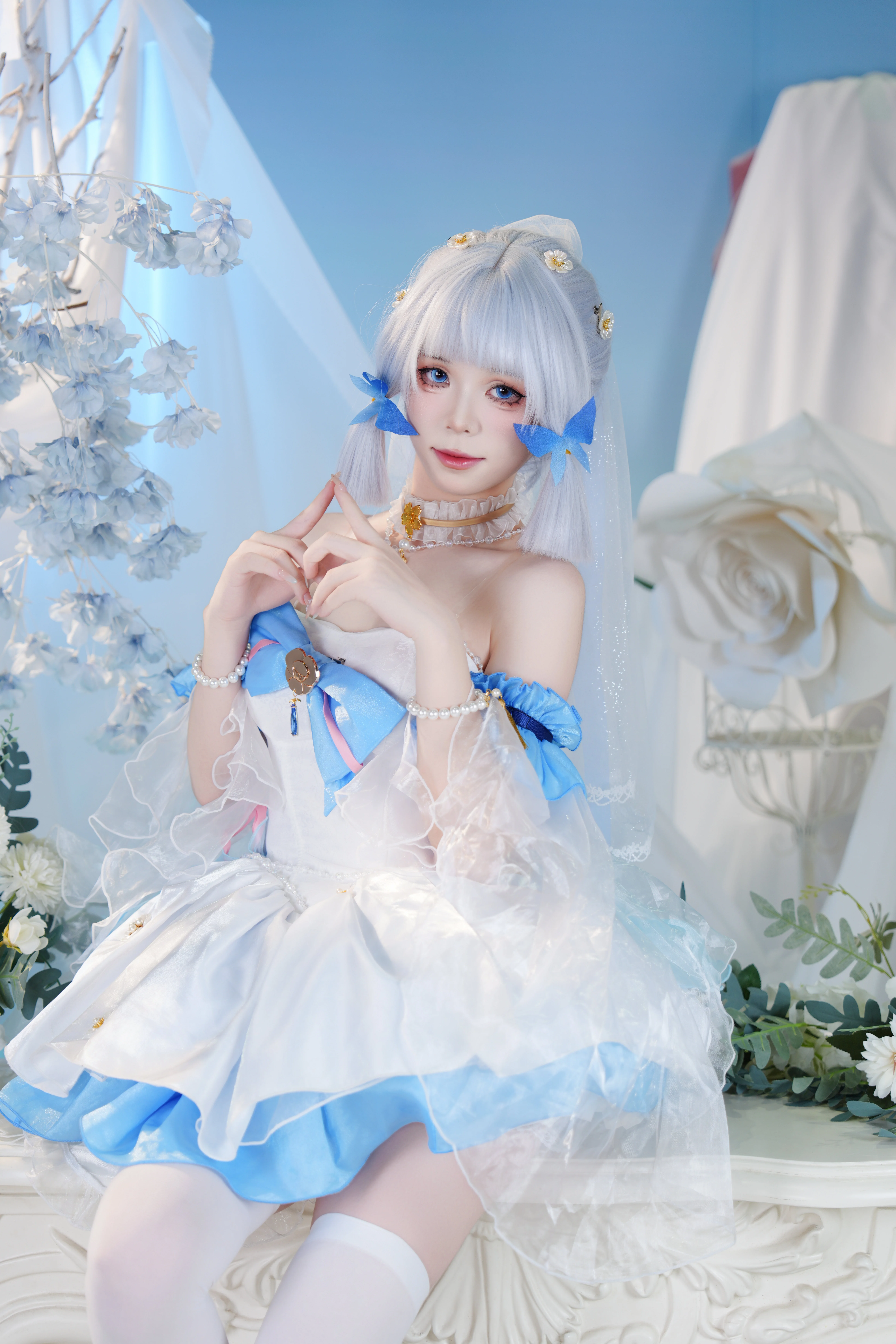 【神裡綾華cos】嘗試還原白鷺公主的靜謐時刻 - 第 7 張