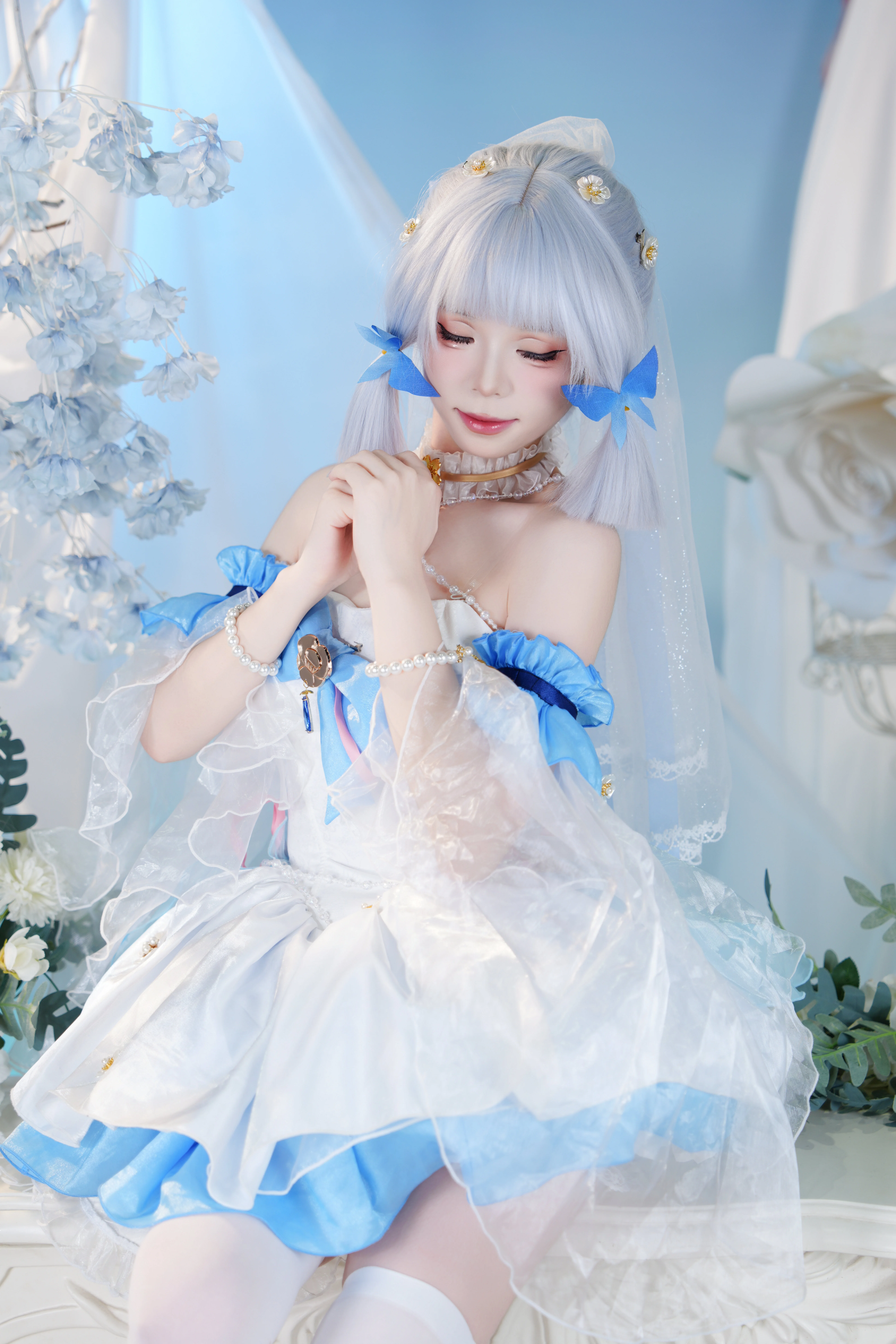 【神裡綾華cos】嘗試還原白鷺公主的靜謐時刻 - 第 9 張