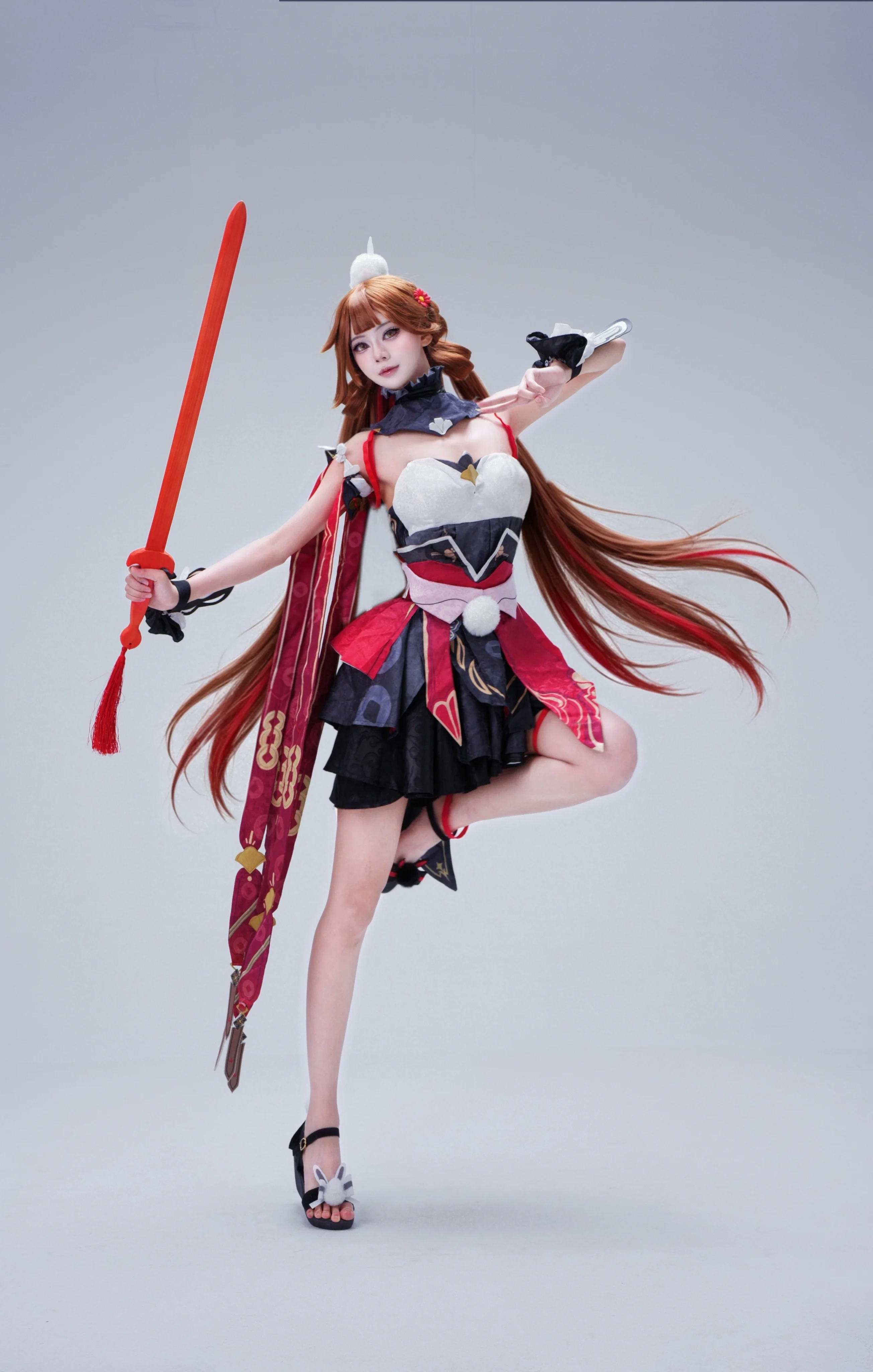 【李素裳コスプレ】錦歳玉団の新春紅化粧、崩壊 3rdの江湖の気品を定着 - 1 枚目