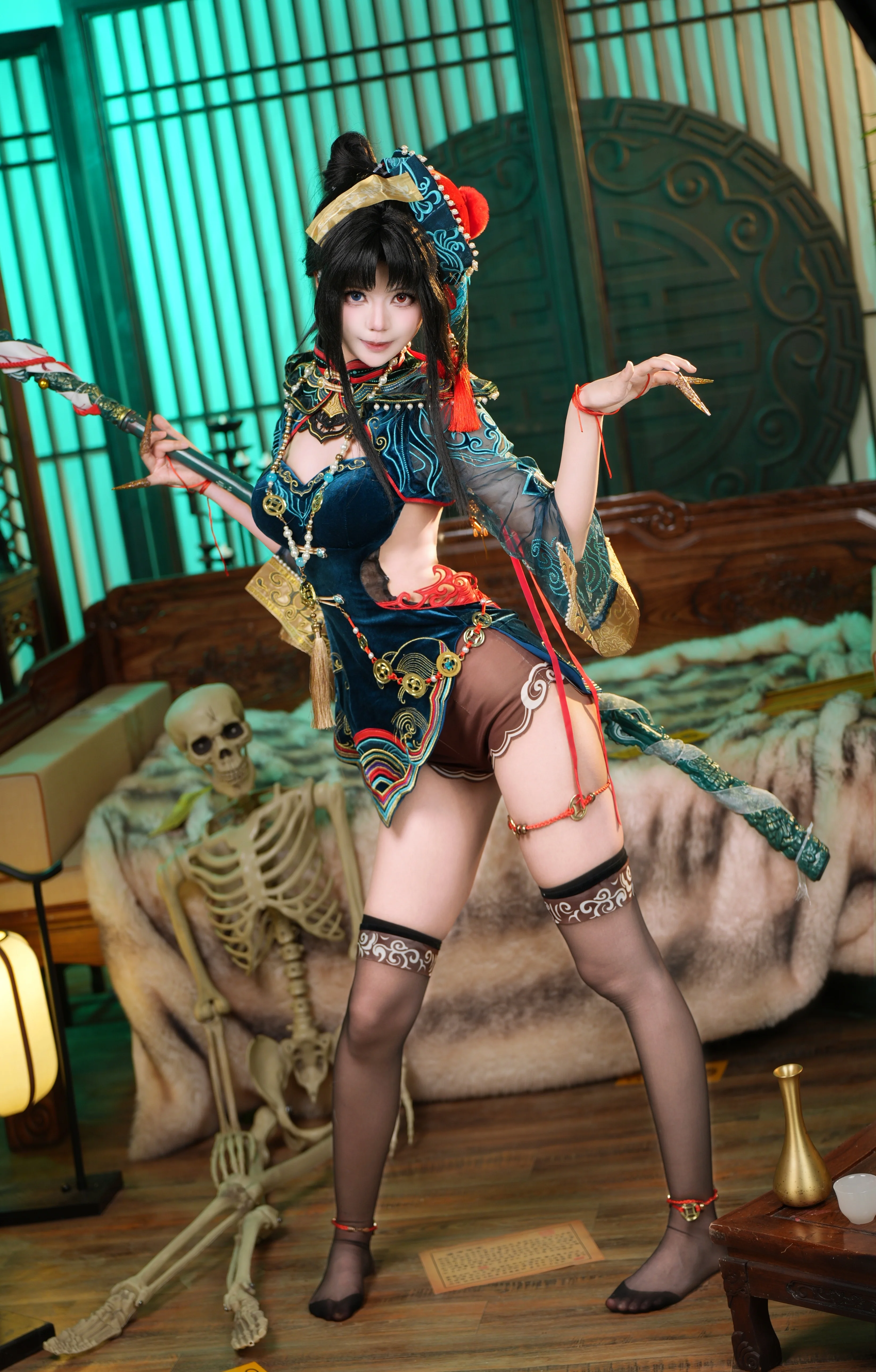 【玉玲珑cos】永劫无间里那只古灵精怪的墨行衣小僵尸