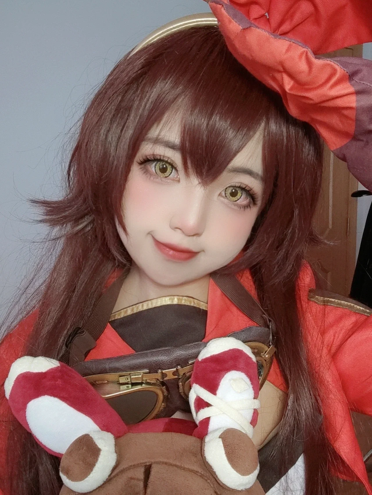 【安柏cos】原神侦查骑士，红发与护目镜的搭配 - 第 1 张