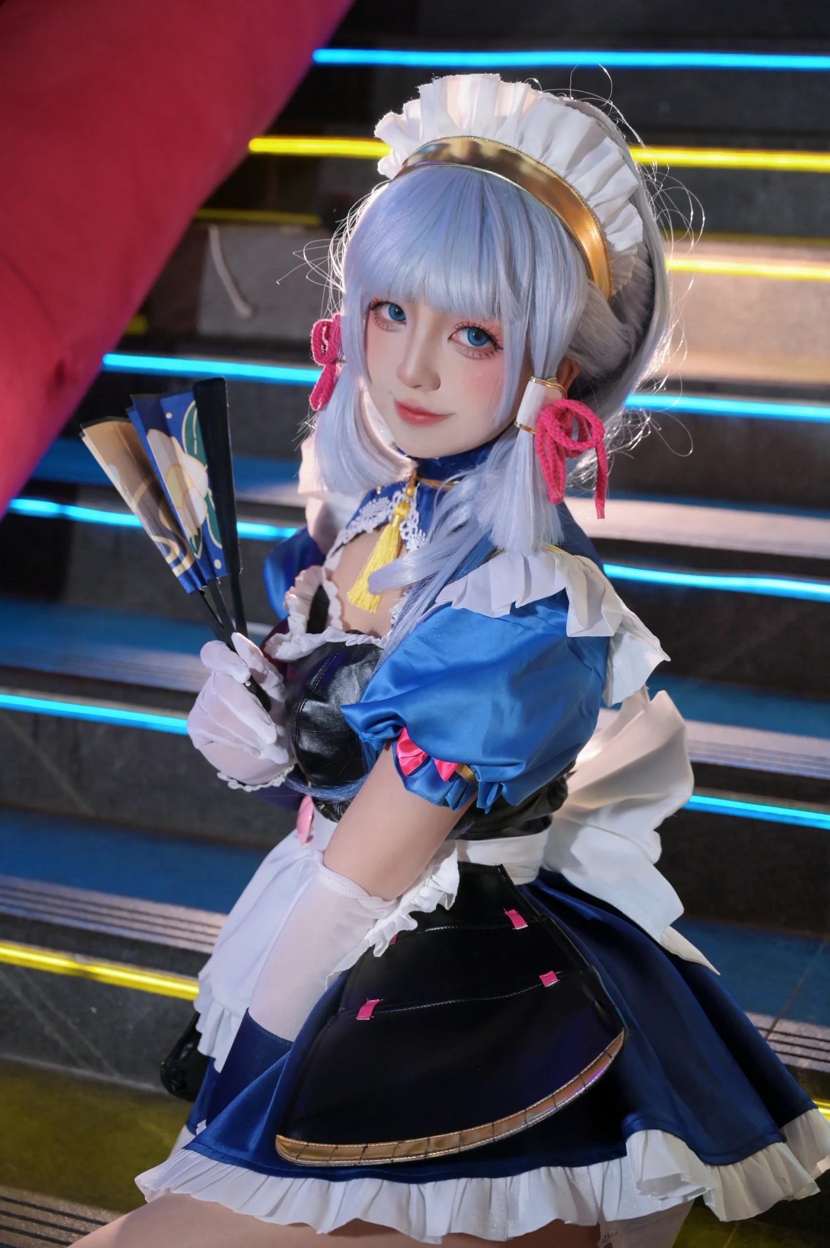 【神里绫华cos】昆明漫展的女仆版，山里的灵活与台上的优雅 - 第 1 张