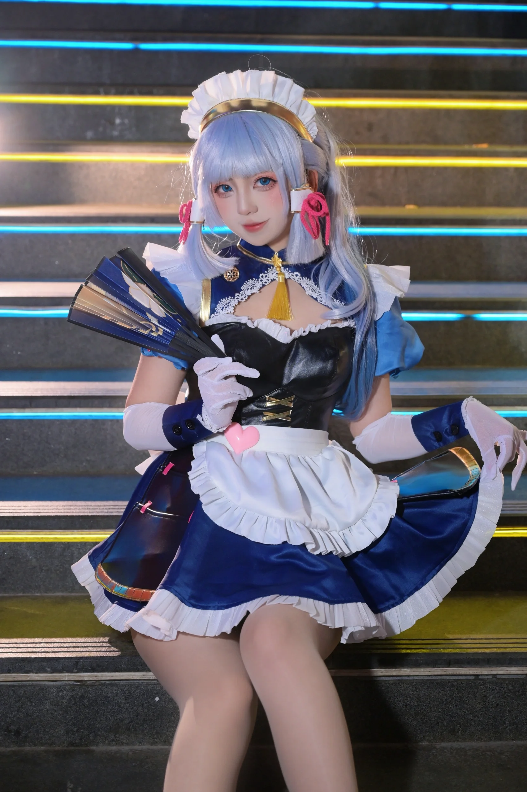 【神里绫华cos】昆明漫展的女仆版，山里的灵活与台上的优雅 - 第 2 张