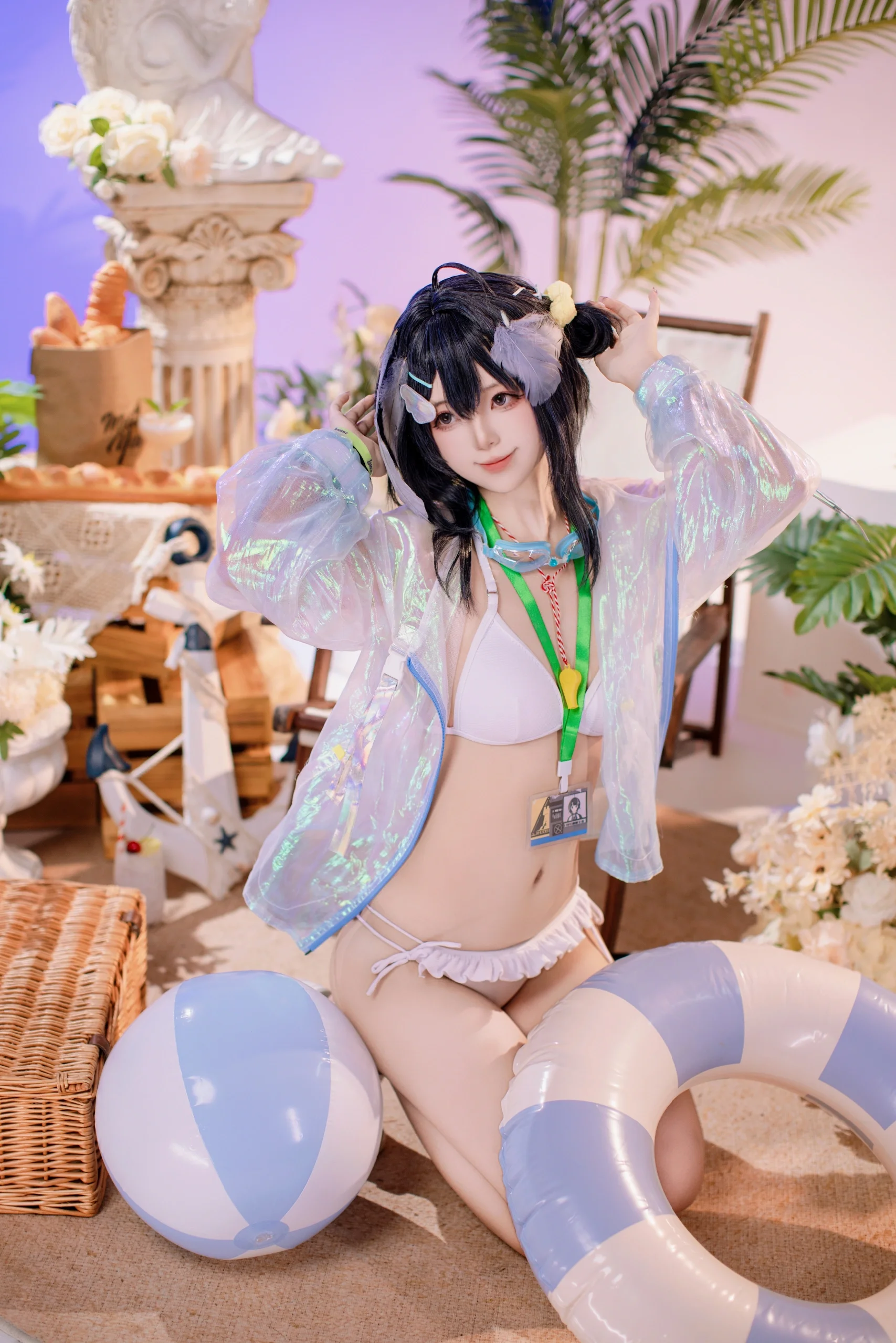 【羽毛筆cos】明日方舟夏日限定泳裝寫真 - 第 2 張