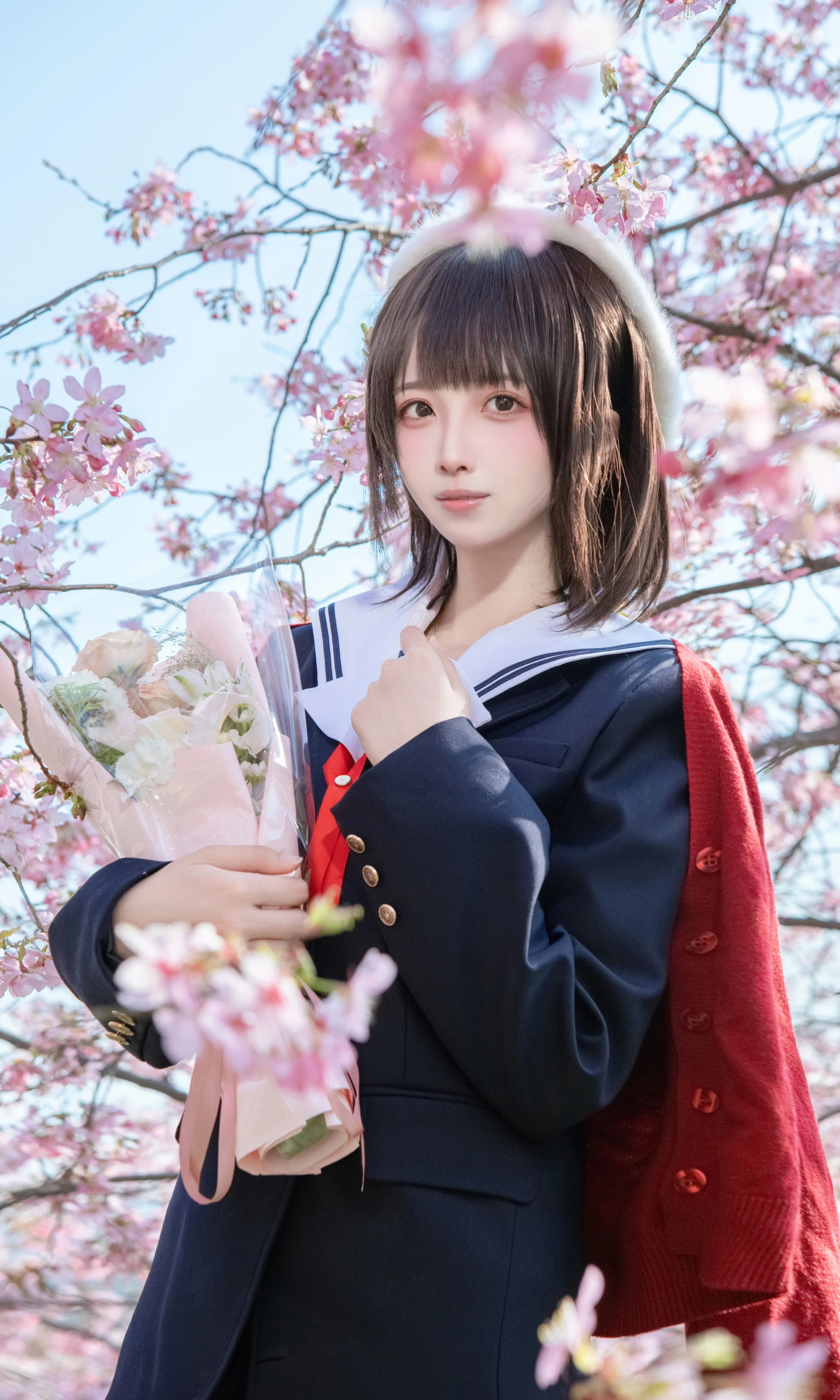 【加藤惠cos】春日樱花下的路人女主，还原度如何 - 第 1 张