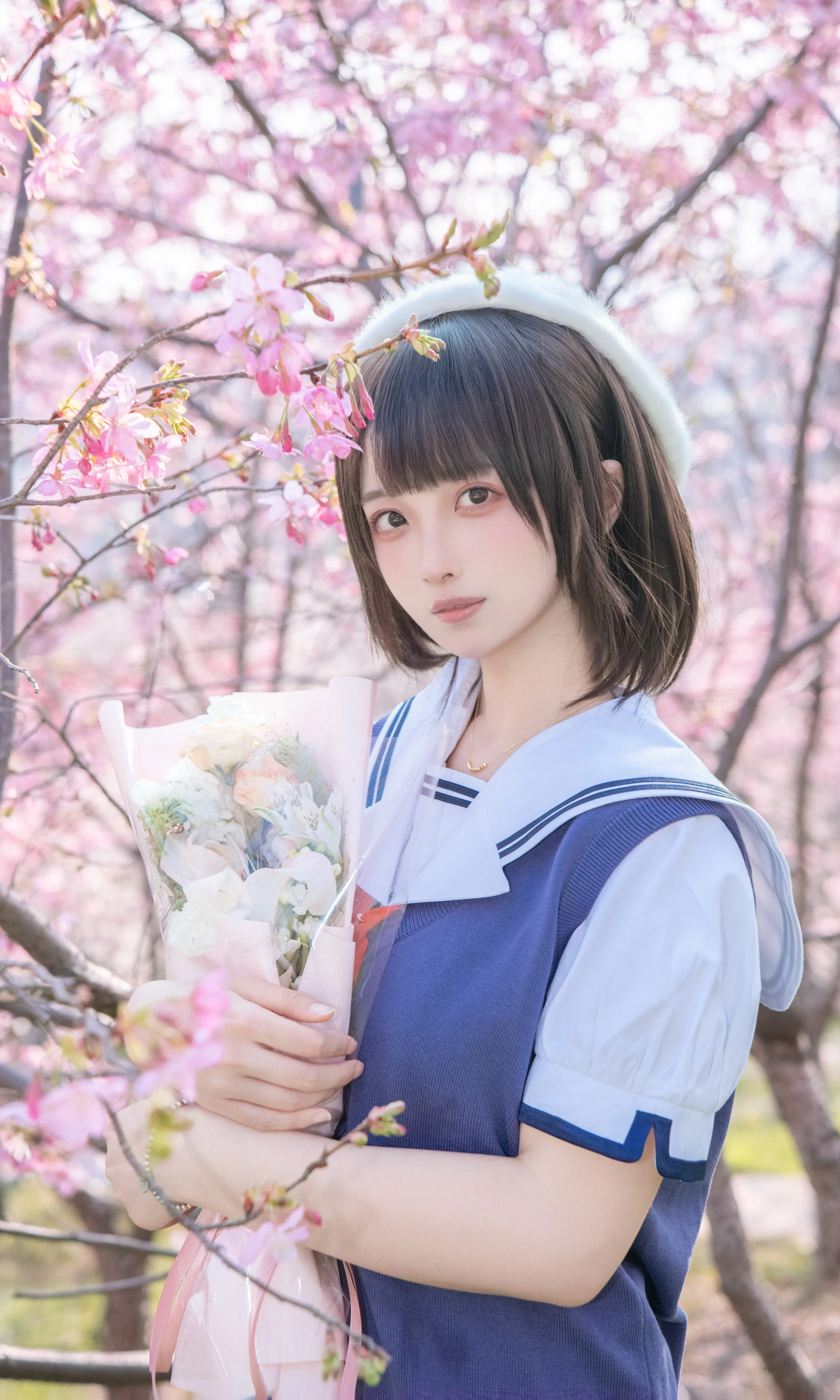 【加藤惠cos】春日樱花下的路人女主，还原度如何 - 第 3 张
