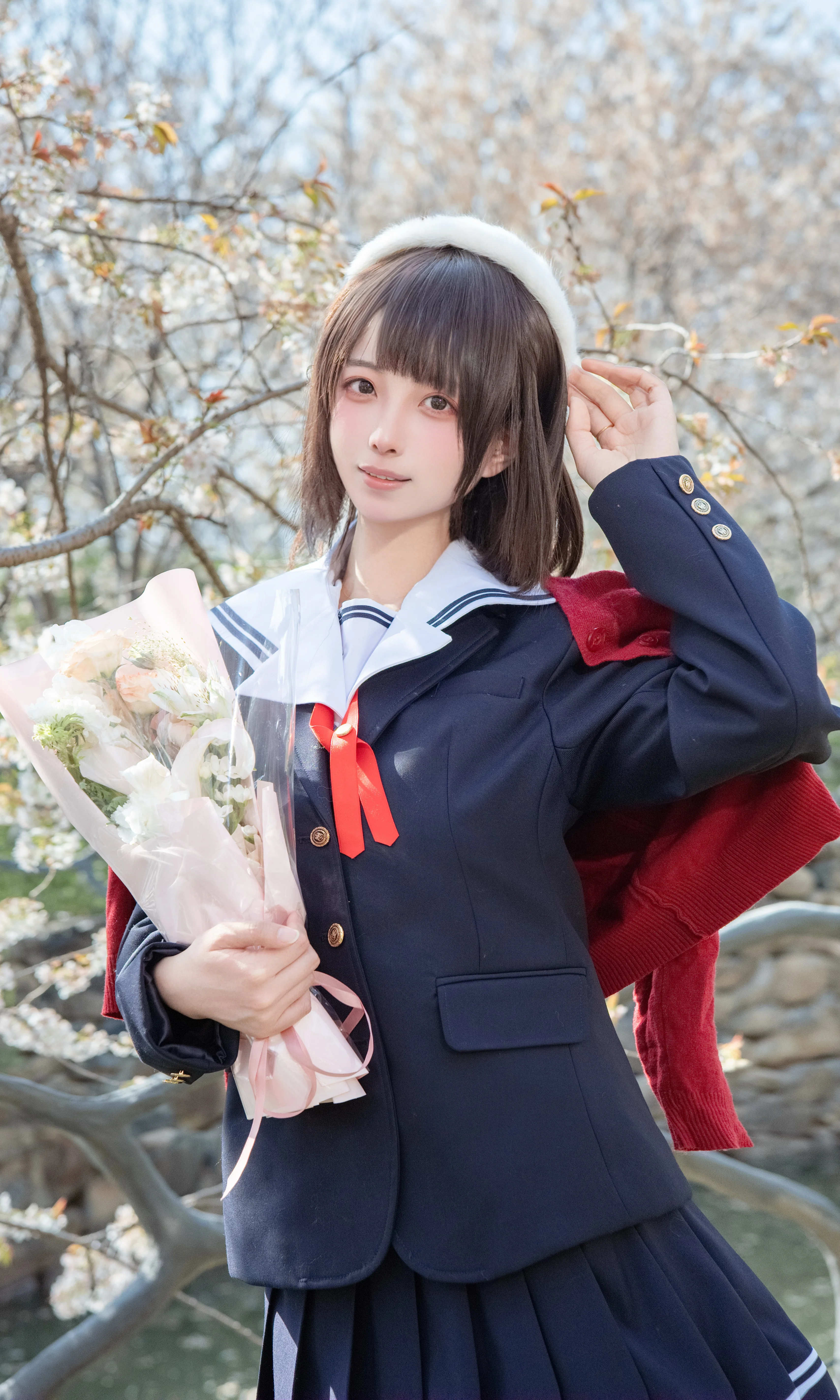 【加藤惠cos】春日樱花下的路人女主，还原度如何 - 第 5 张